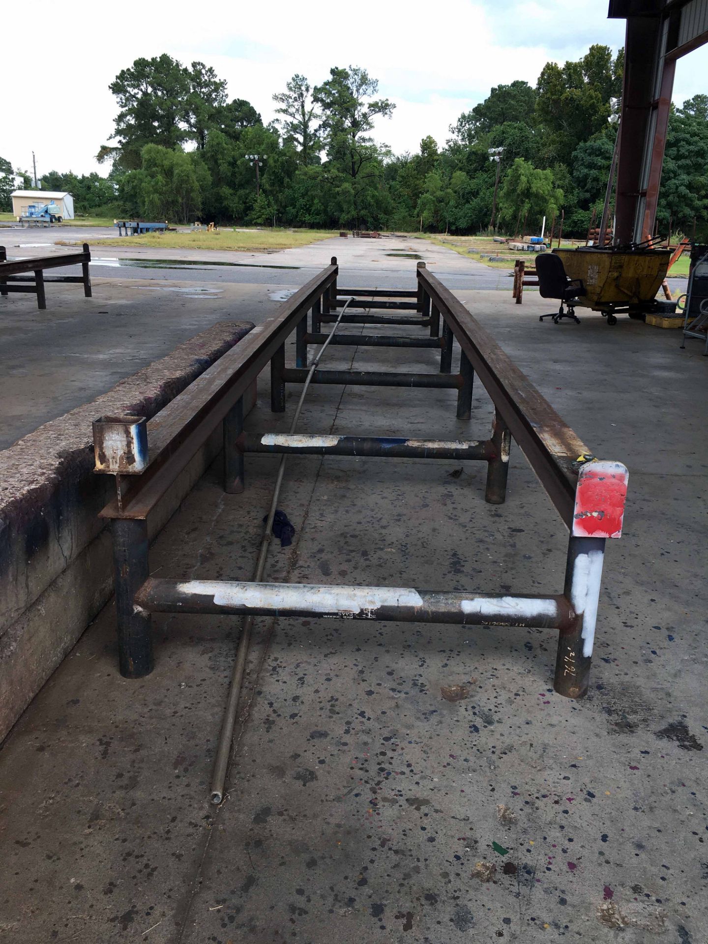 LOT OF PIPE RACKS, 40'L. - Image 2 of 3