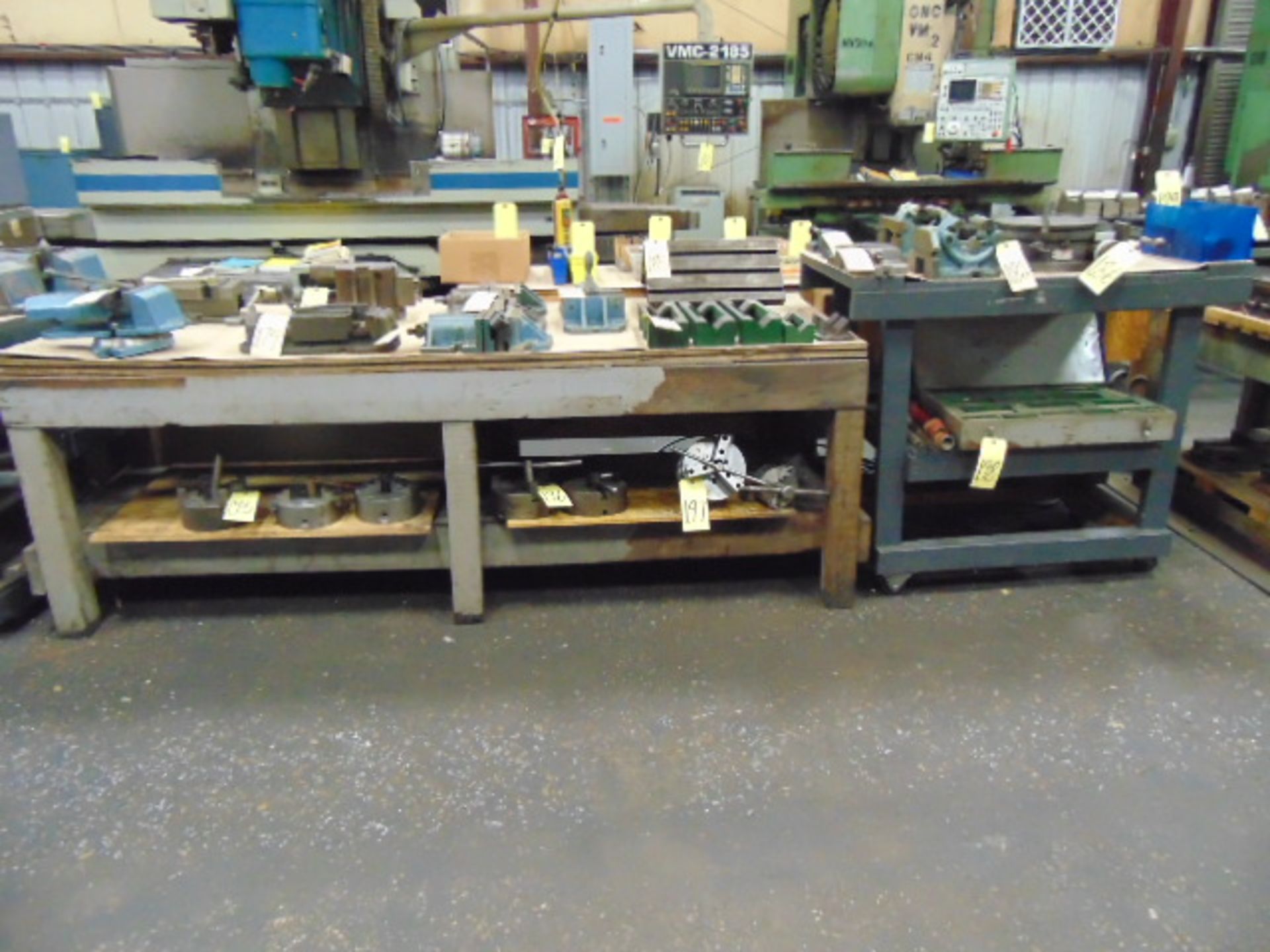 LOT OF WORK BENCHES (10), assorted (Note: cannot be removed until empty) - Image 3 of 6