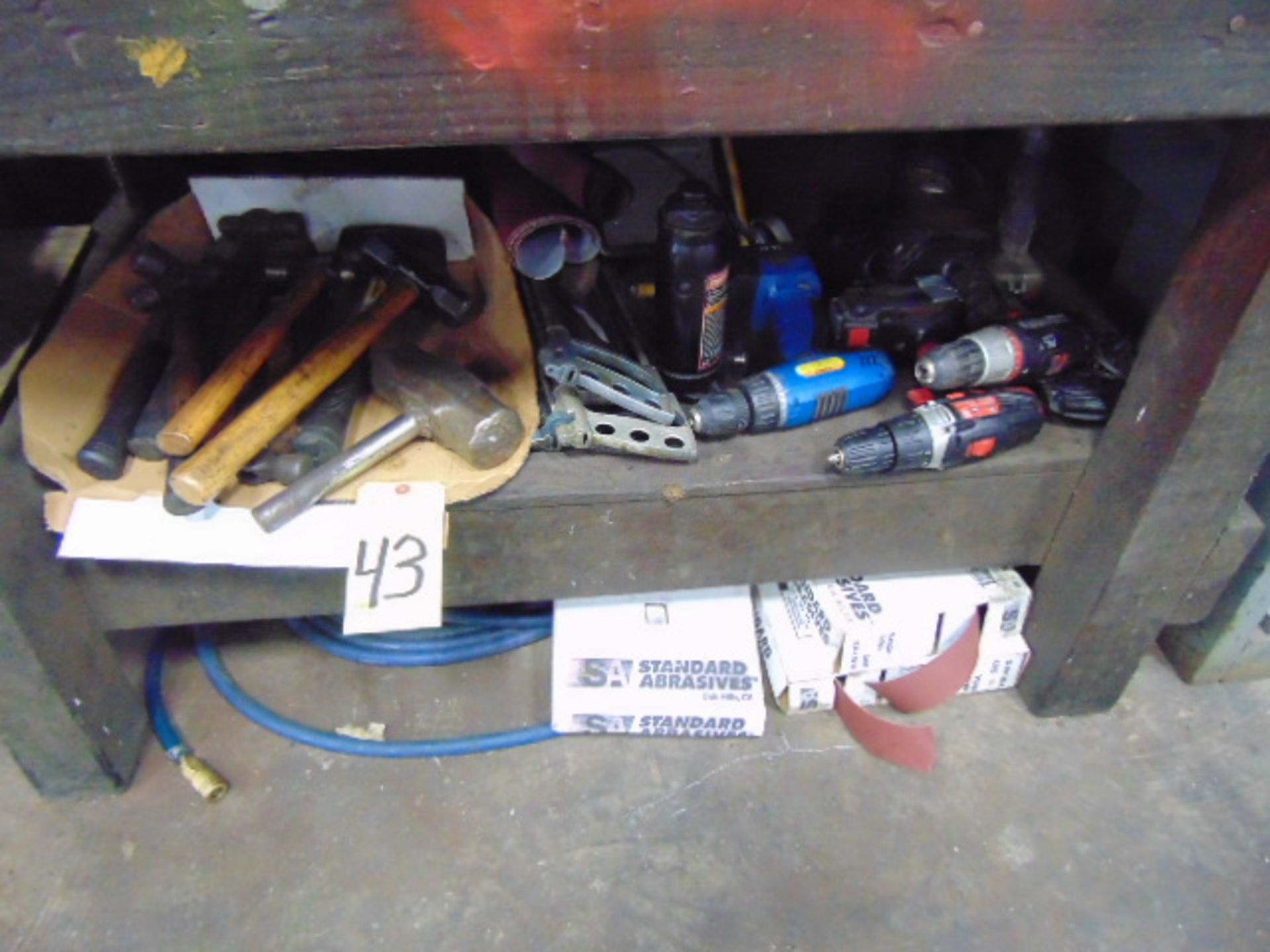 LOT OF HAND TOOLS & MISC., assorted (under six benches) - Image 6 of 6