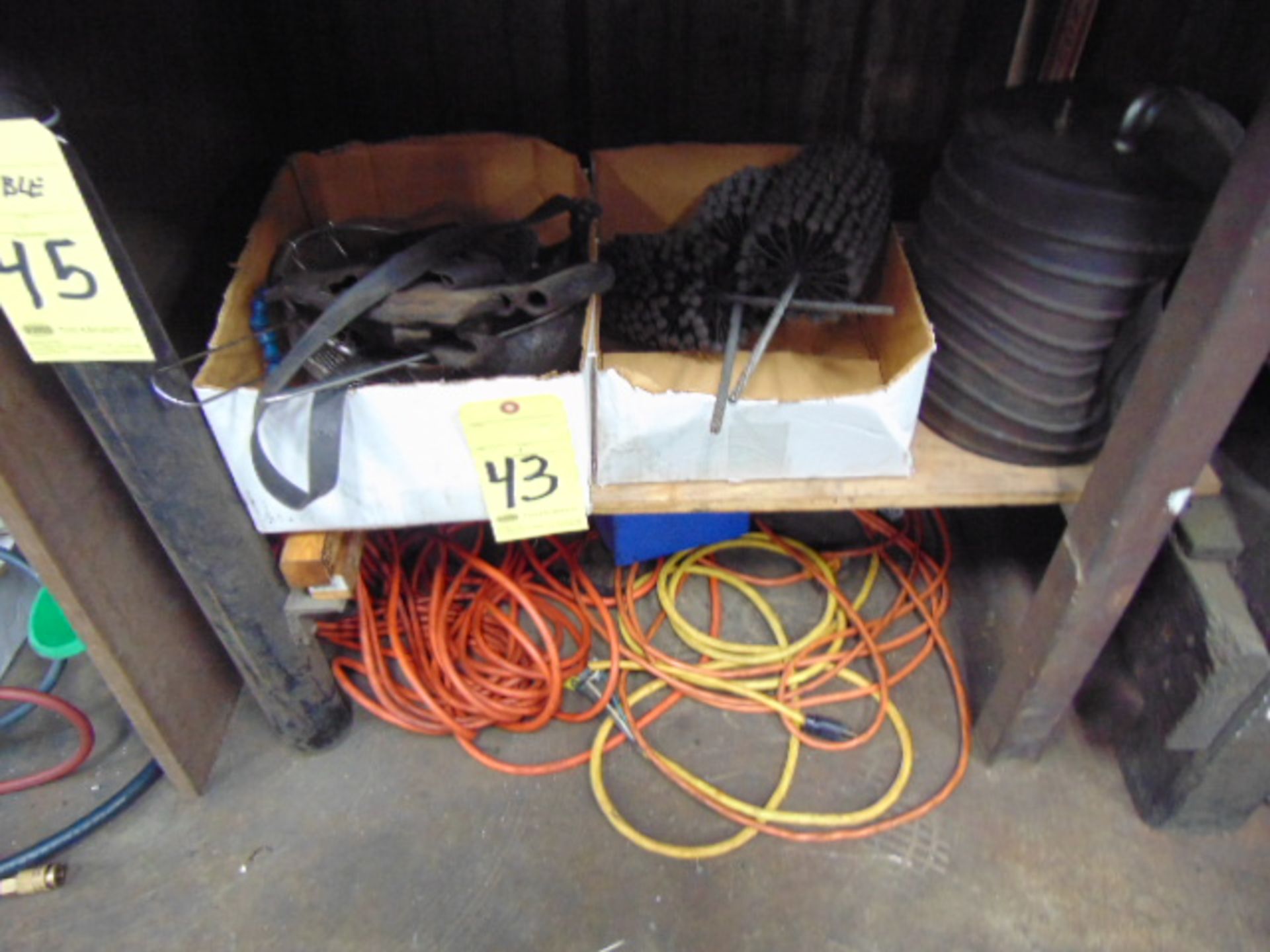 LOT OF HAND TOOLS & MISC., assorted (under six benches) - Image 5 of 6