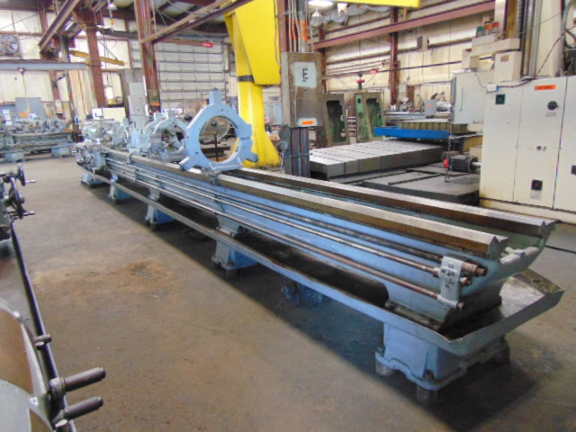 ENGINE LATHE, AXELSON 20” X 307”, 23-5/8” max. swing, spdl. spds: 9.5-961 RPM, taper attach., (5) - Image 2 of 13
