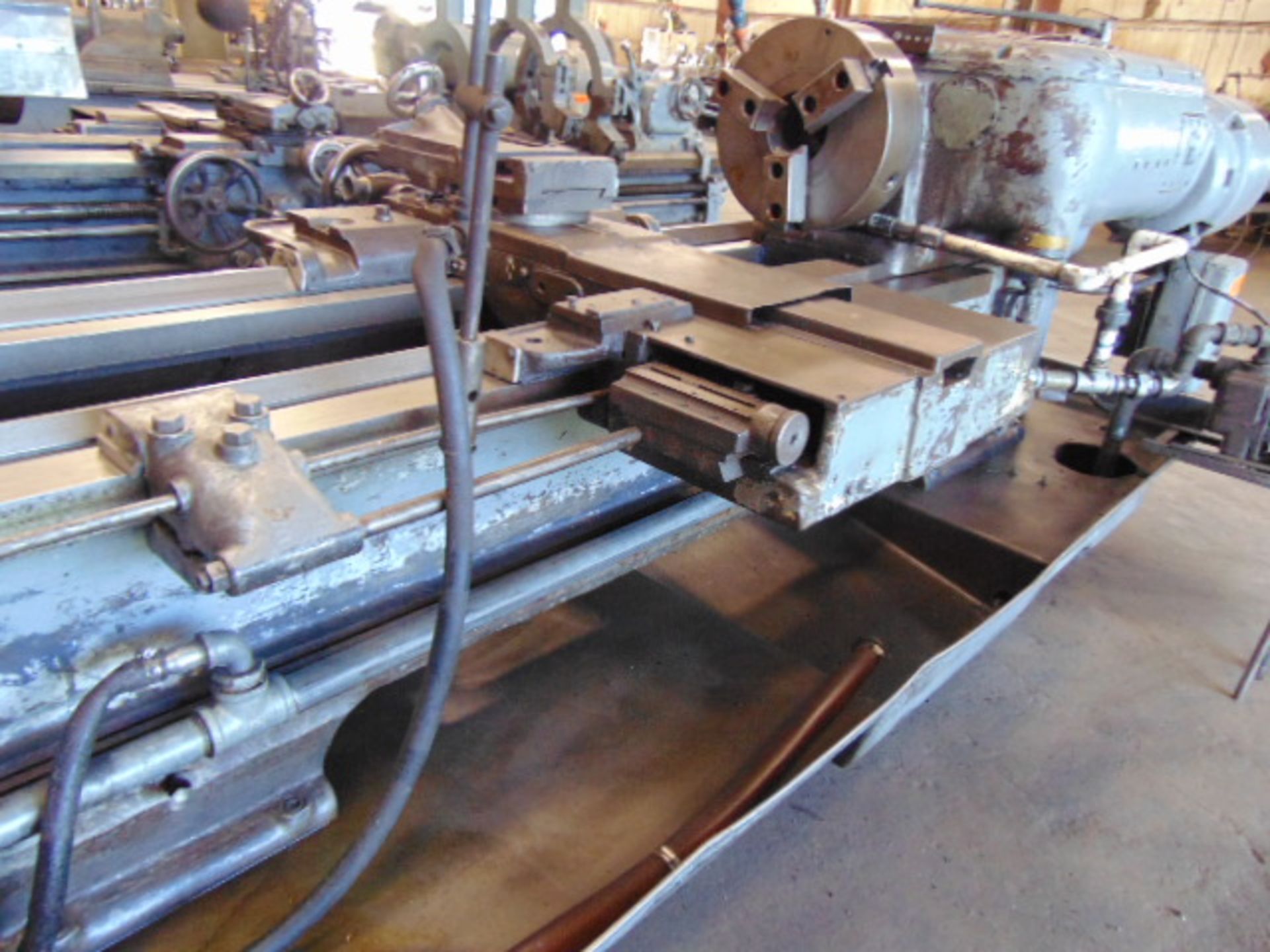 ENGINE LATHE, AXELSON 20” X 120”, 22-1/2” swing, spdl. spds: 9.5-961 RPM, 2-1/4” spdl. hole, taper - Image 10 of 12