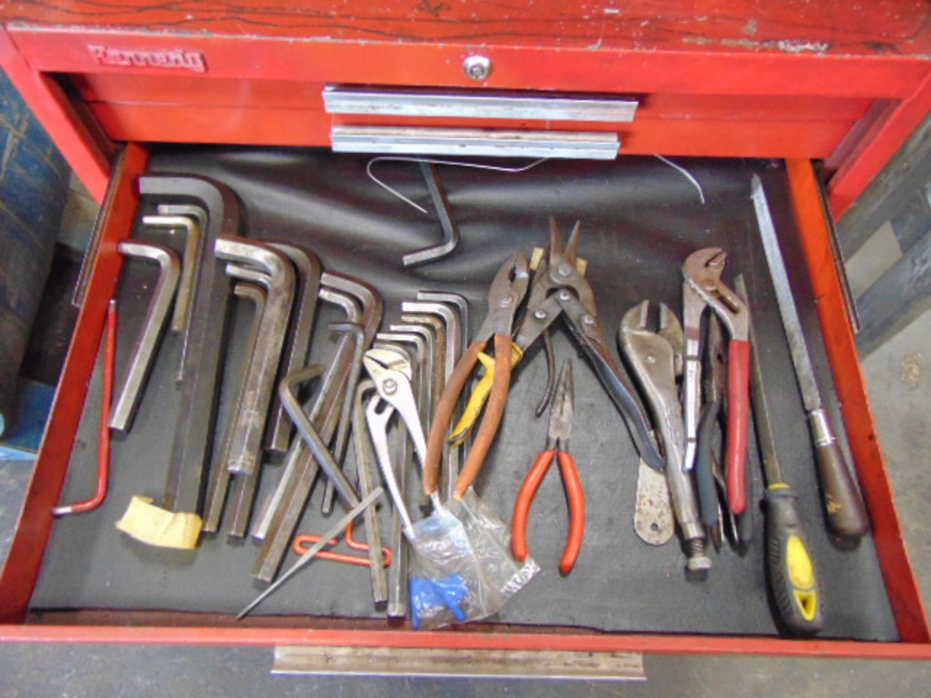 PORTABLE TOOL BOX, w/tools - Image 9 of 13