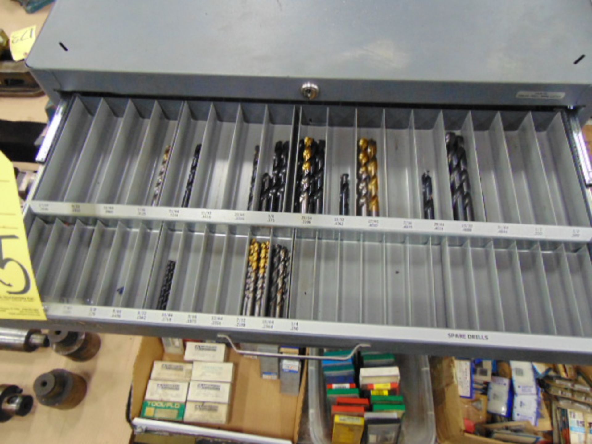 DRILL CABINET, HUOT, w/drills - Image 5 of 5