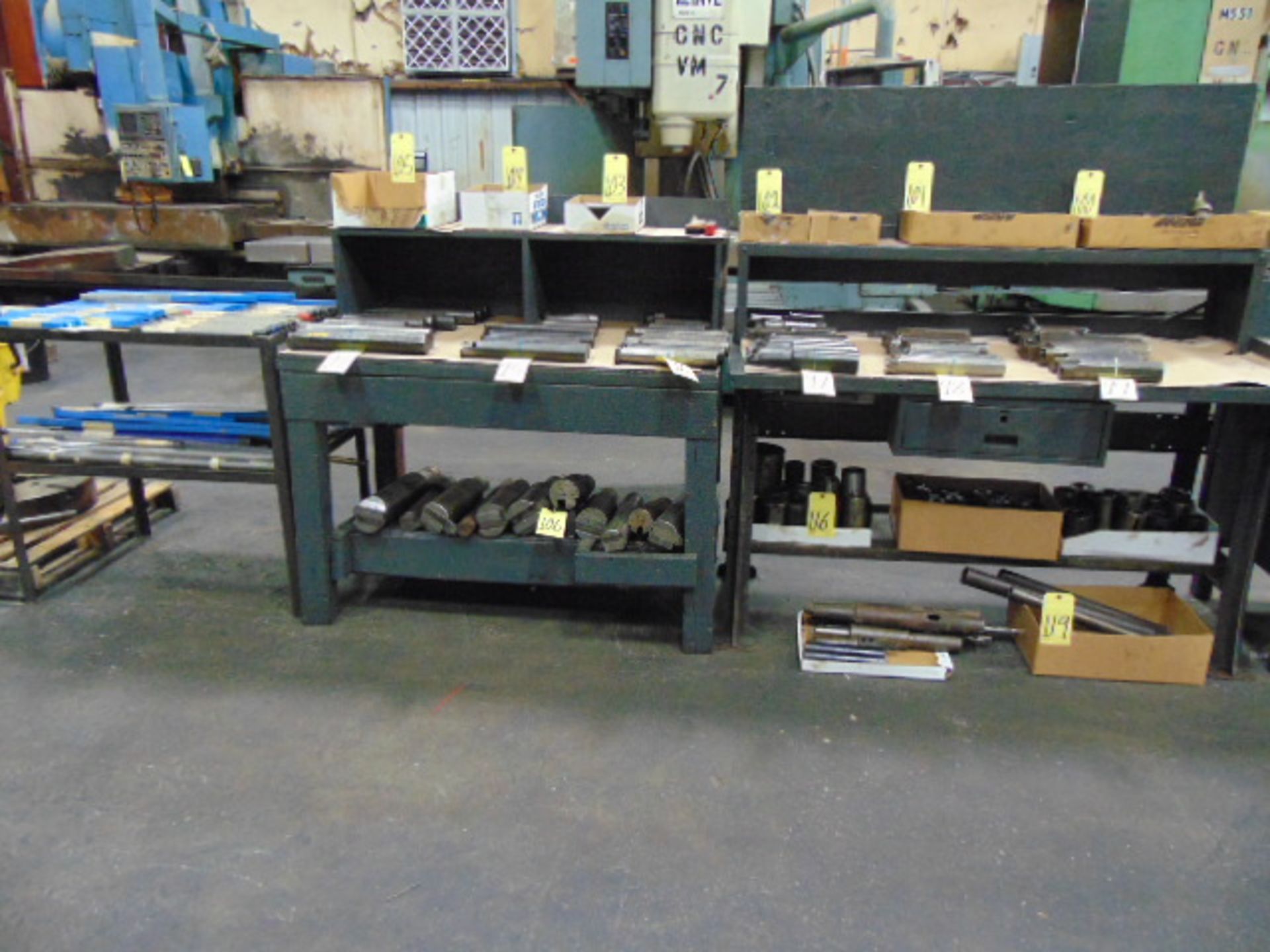 LOT OF WORK BENCHES (8), assorted (Note: cannot be removed until empty) - Image 3 of 3