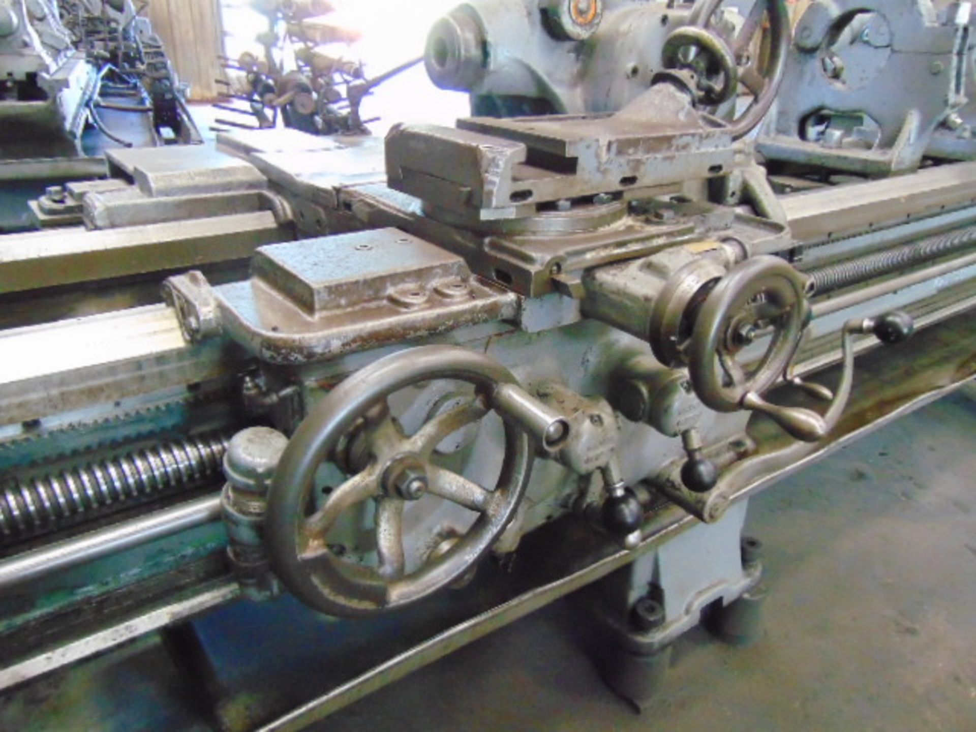 ENGINE LATHE, AXELSON SIZE 2516, 25” max. swing, 120” centers, spdl. spds: 9.5-961 RPM, 2-1/2” spdl. - Image 6 of 10