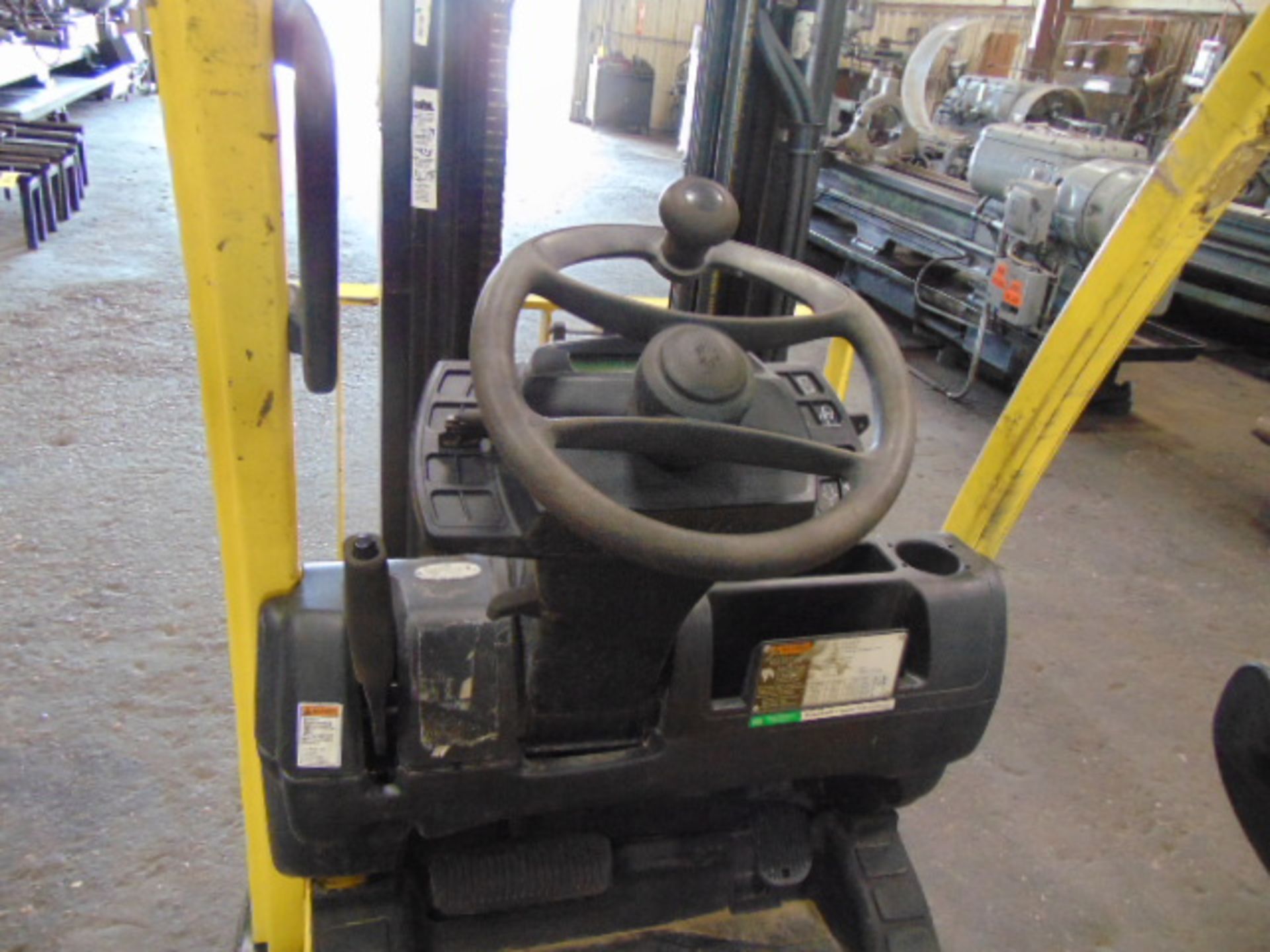 FORKLIFT, HYSTER 4,000 LB. BASE CAP. MDL. S40FTS, new 2013, 189" max. lift ht., 83" triple stage - Image 5 of 8