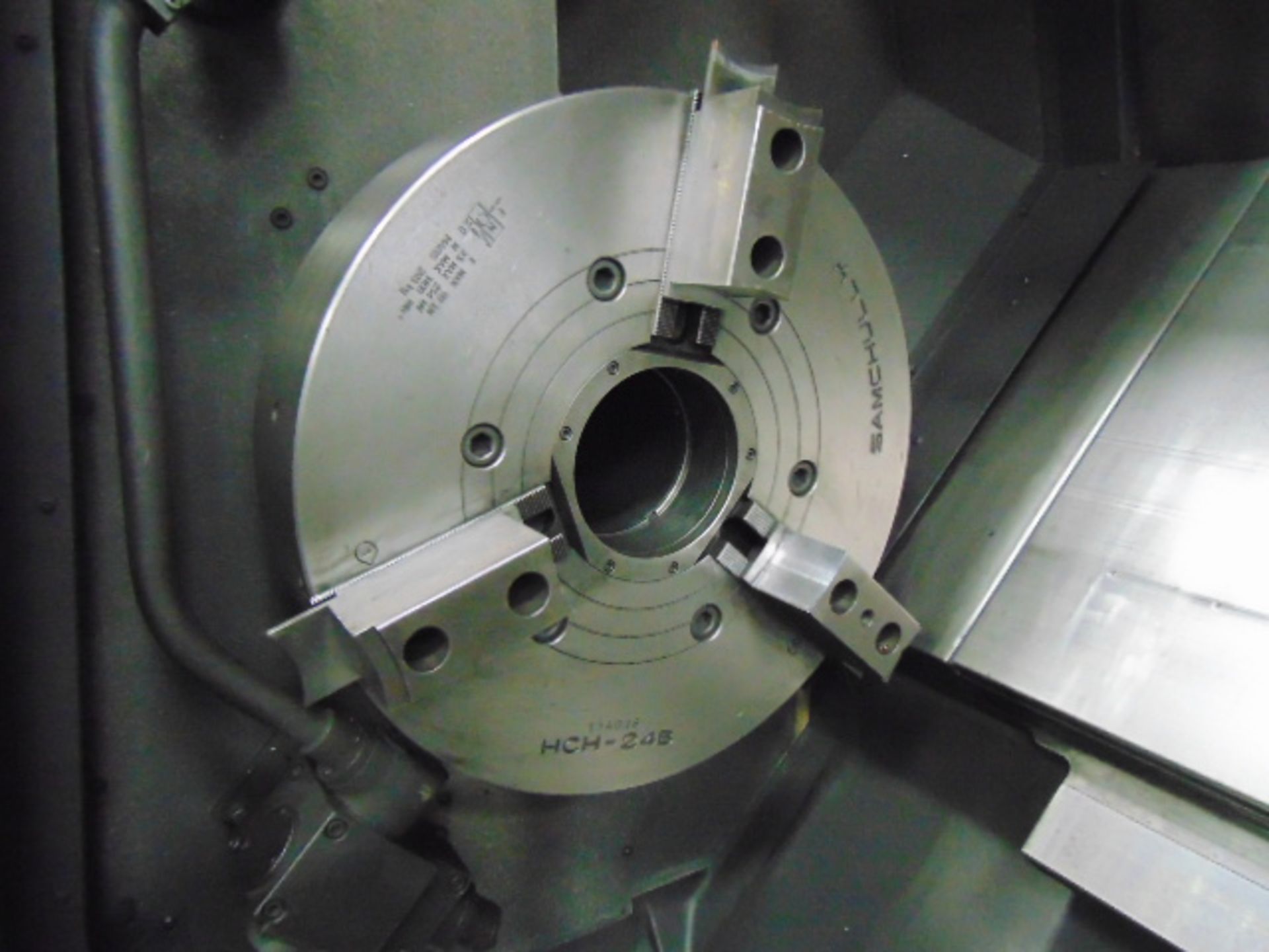 CNC LATHE, DOOSAN PUMA MDL. 480XL, new 1/2012, Fanuc 0i – Mdl. D CNC control, 35'4" swing over - Image 4 of 14
