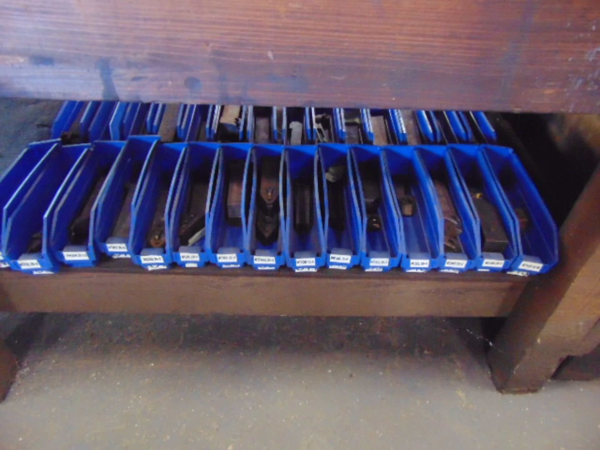 LOT OF INSERT TOOLHODERS, assorted (under one bench) - Image 2 of 2