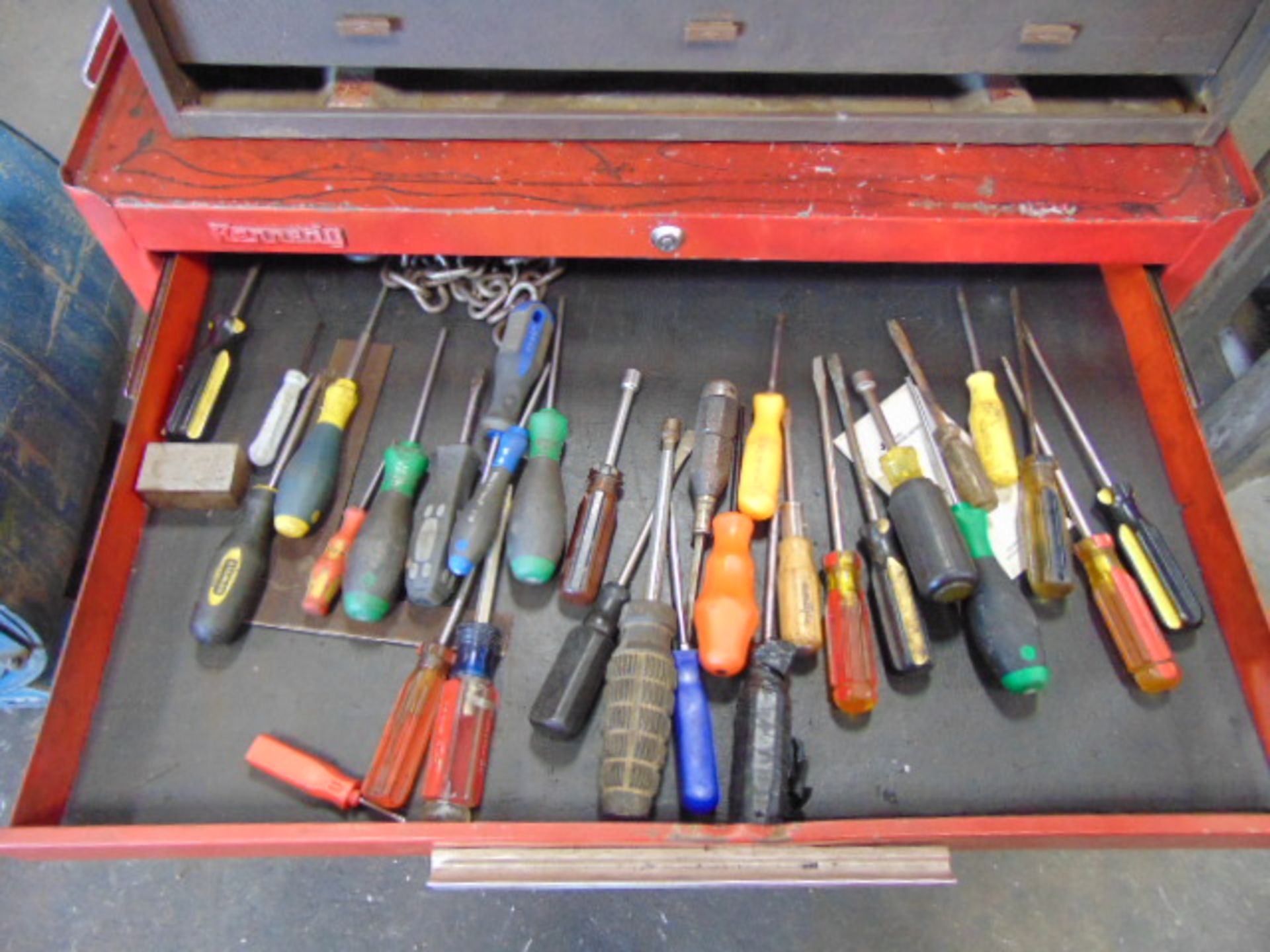 PORTABLE TOOL BOX, w/tools - Image 7 of 13