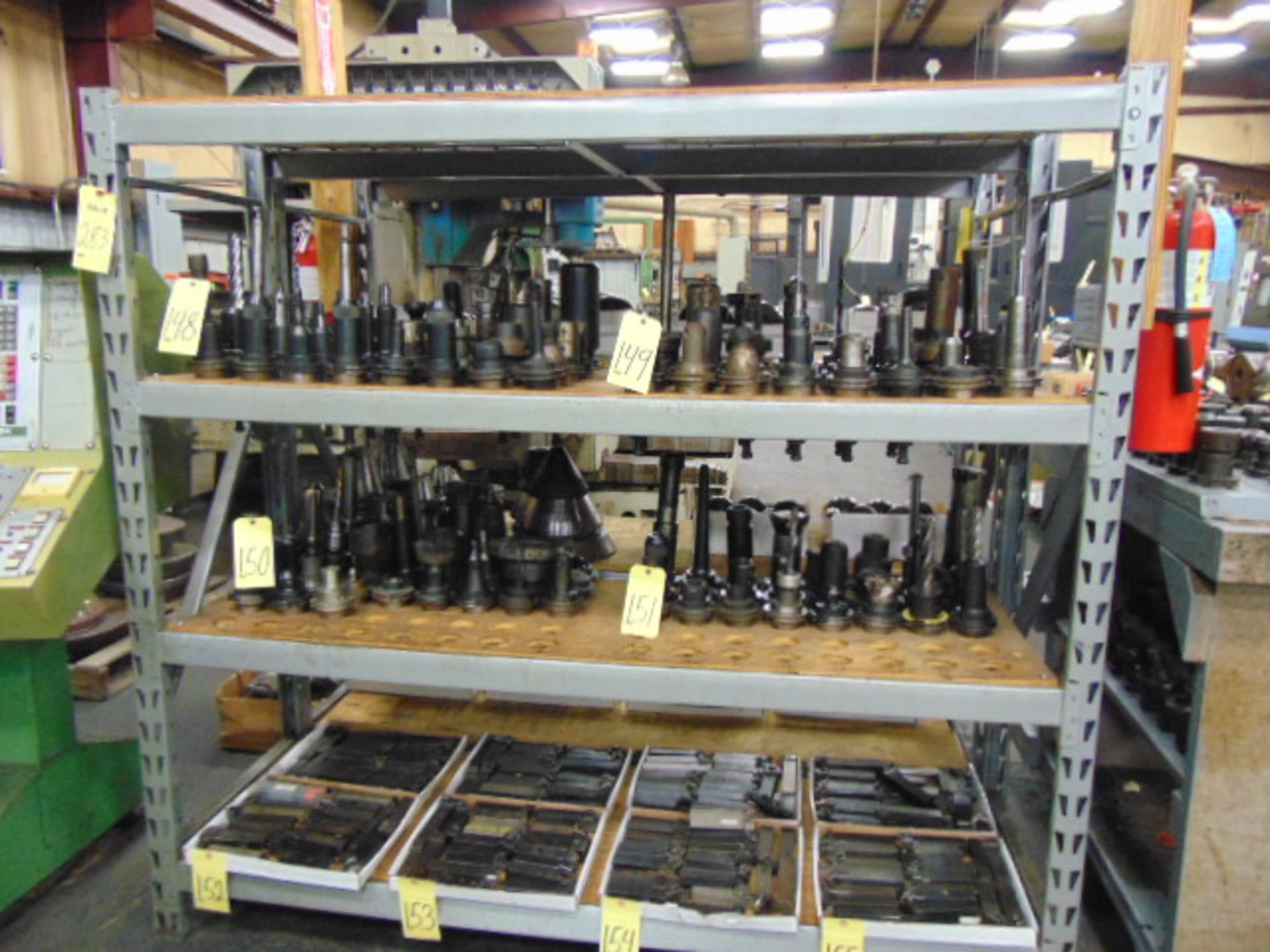 ADJUSTABLE STEEL RACKS (4), 72"ht. x 72"W. x 24"dp. (Note: cannot be removed until empty) - Image 3 of 4