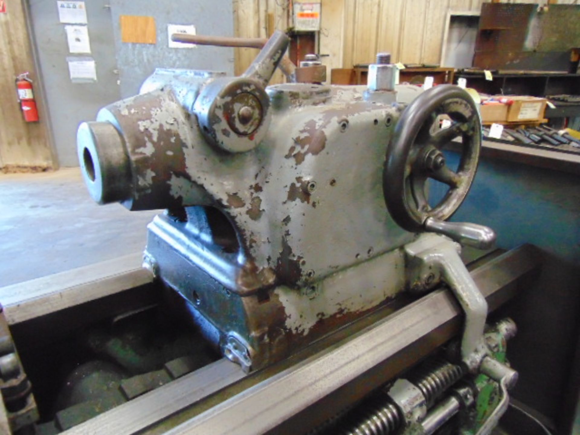 ENGINE LATHE, AXELSON 20” X 120”, 22-1/2” swing, spdl. spds: 9.5-961 RPM, 2-1/4” spdl. hole, taper - Image 9 of 12