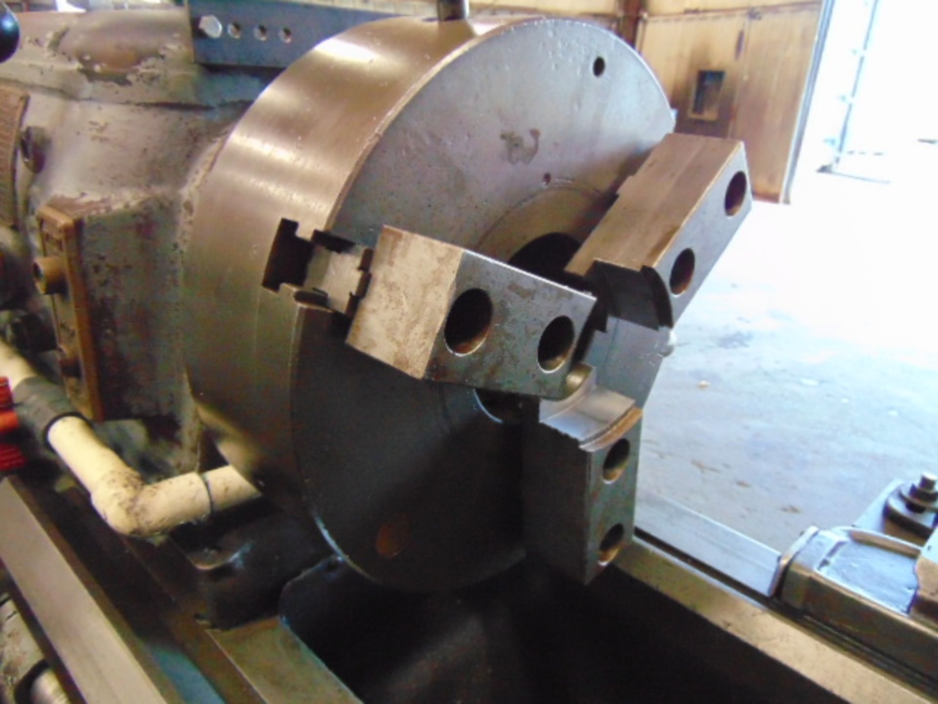 ENGINE LATHE, AXELSON 20” X 120”, 22-1/2” swing, spdl. spds: 9.5-961 RPM, 2-1/4” spdl. hole, taper - Image 6 of 12