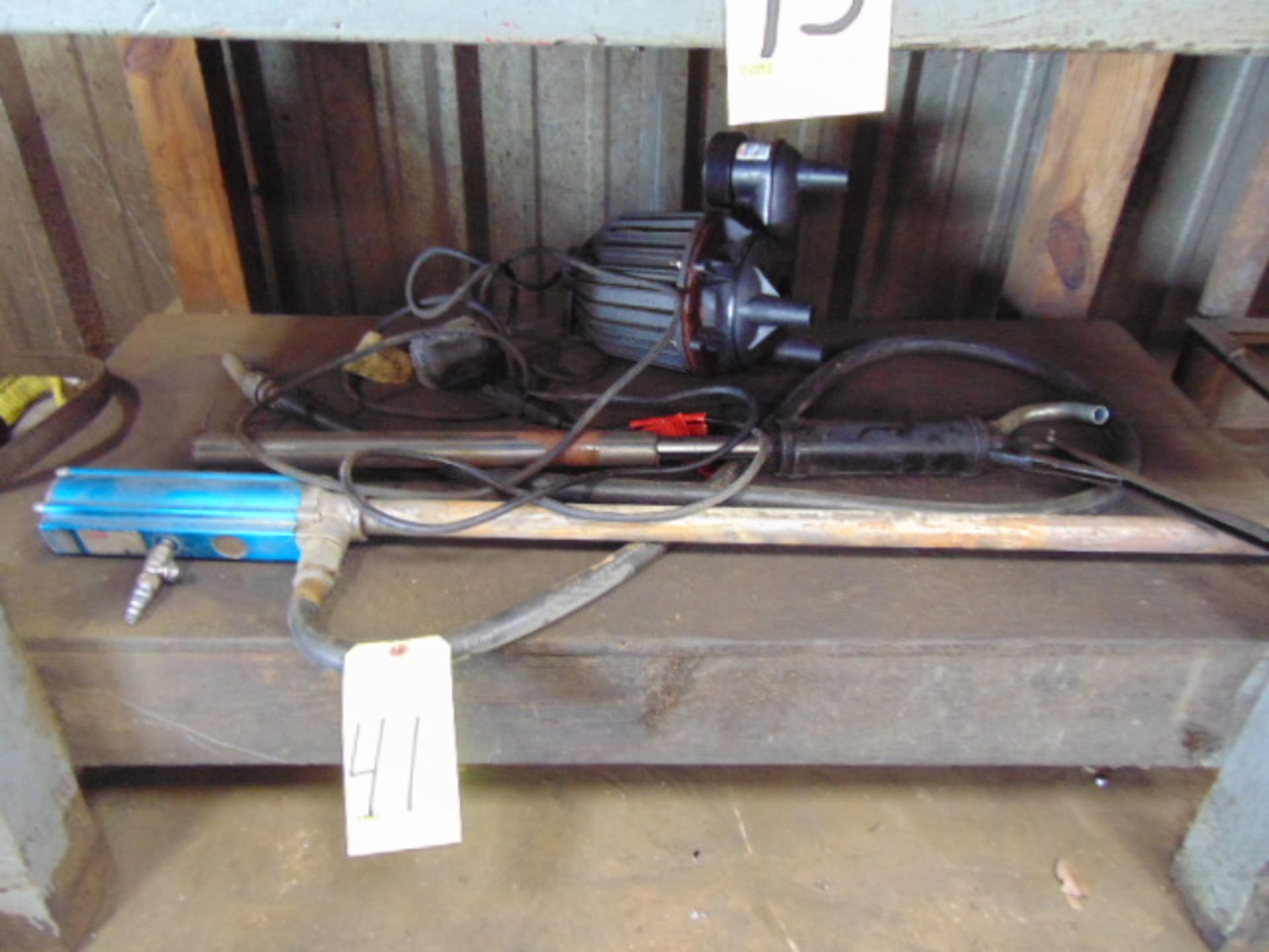 LOT OF PUMPS, assorted (under one table)