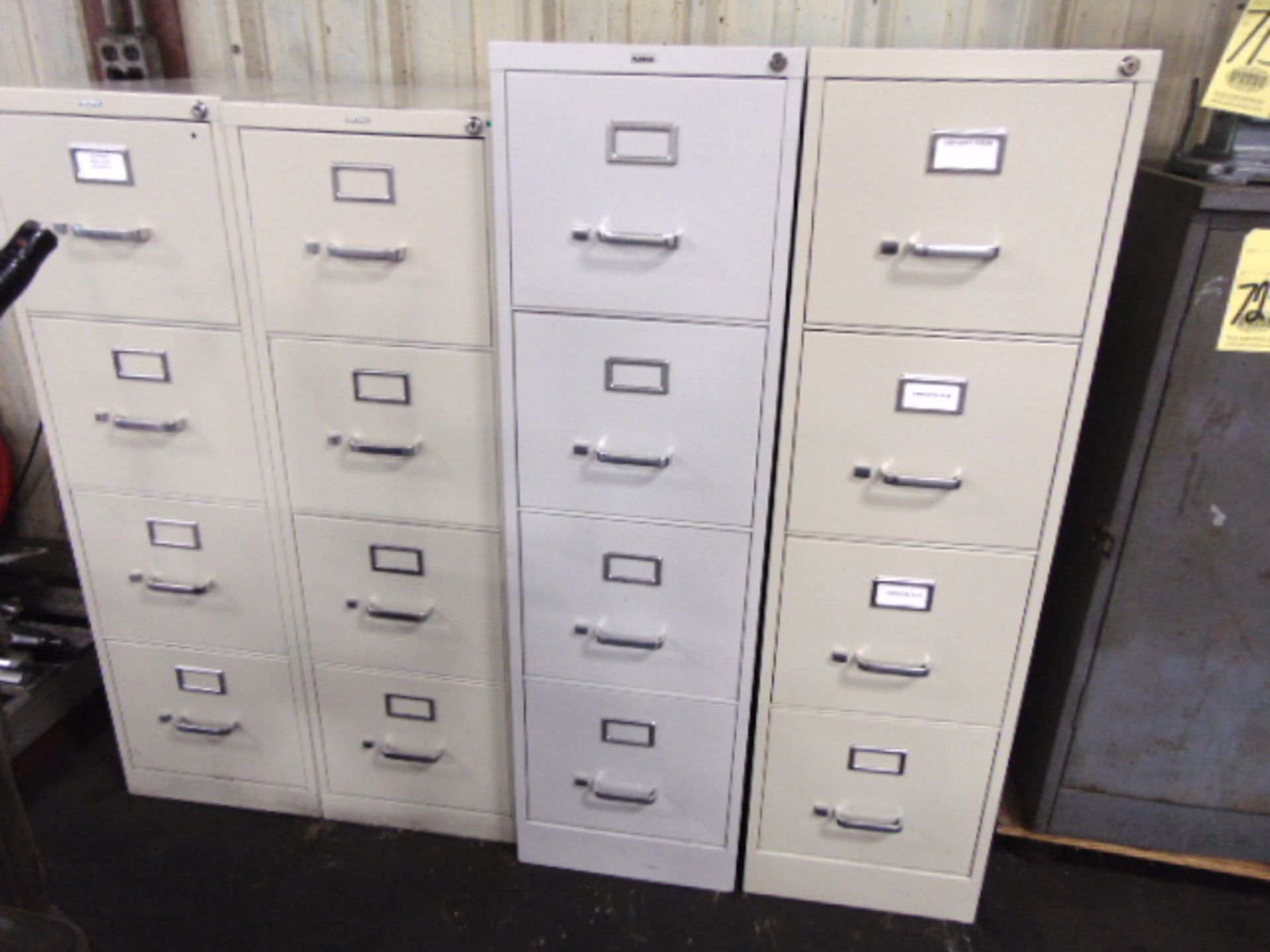 LOT OF FILE CABINETS (12), 4-drawer, assorted - Image 2 of 3