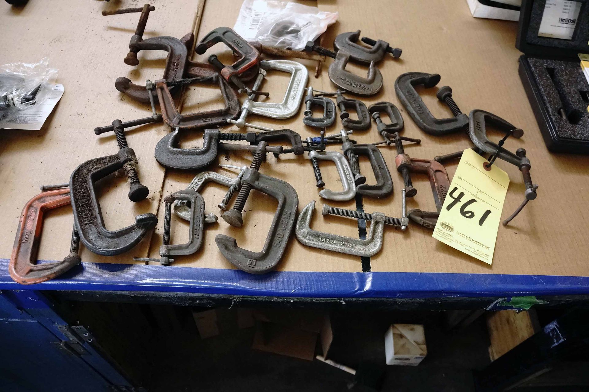 LOT OF C-CLAMPS (small)