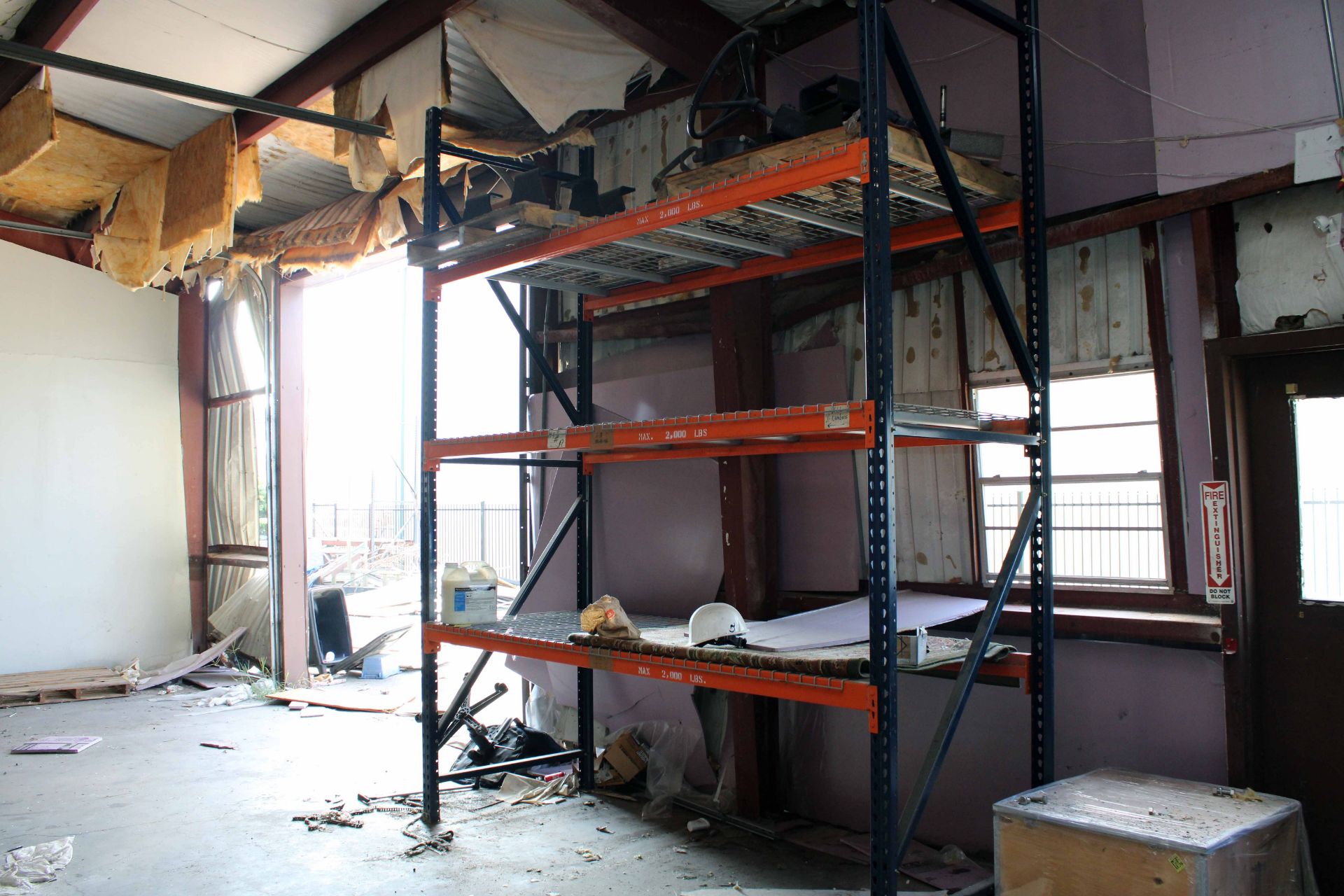 LOT OF PALLET RACK SECTIONS (10) (located at back building) - Image 4 of 4