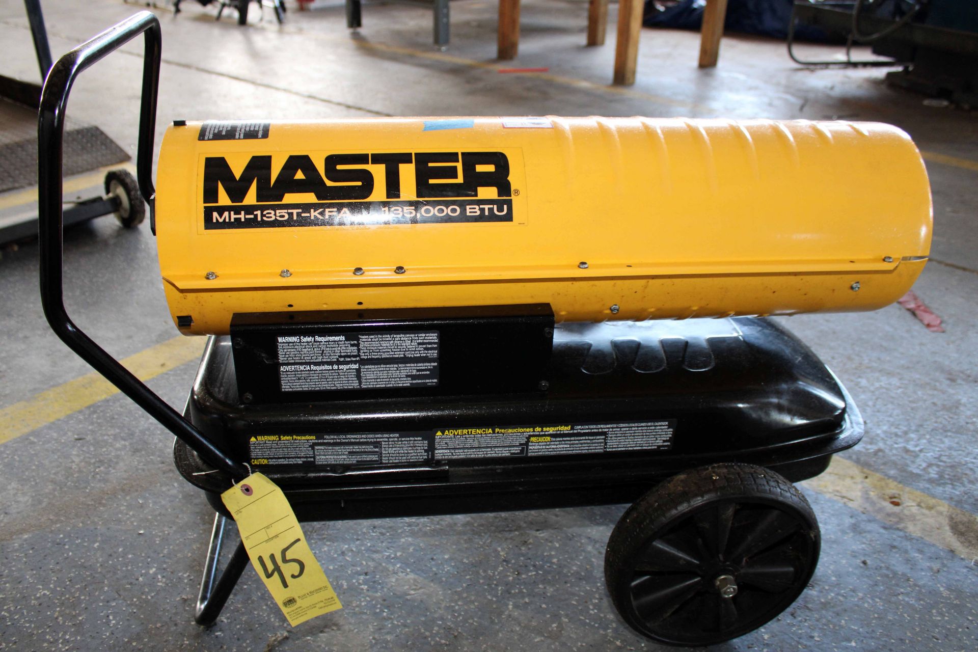 KEROSENE HEATER, MASTER MDL. MH-135T-KFA, 150,000 BTU - Image 2 of 5