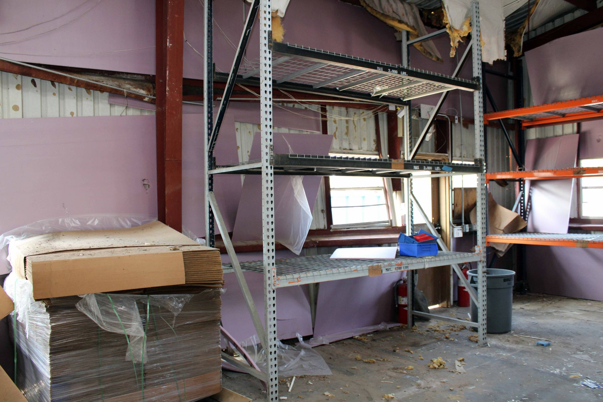 LOT OF PALLET RACK SECTIONS (10) (located at back building) - Image 3 of 4