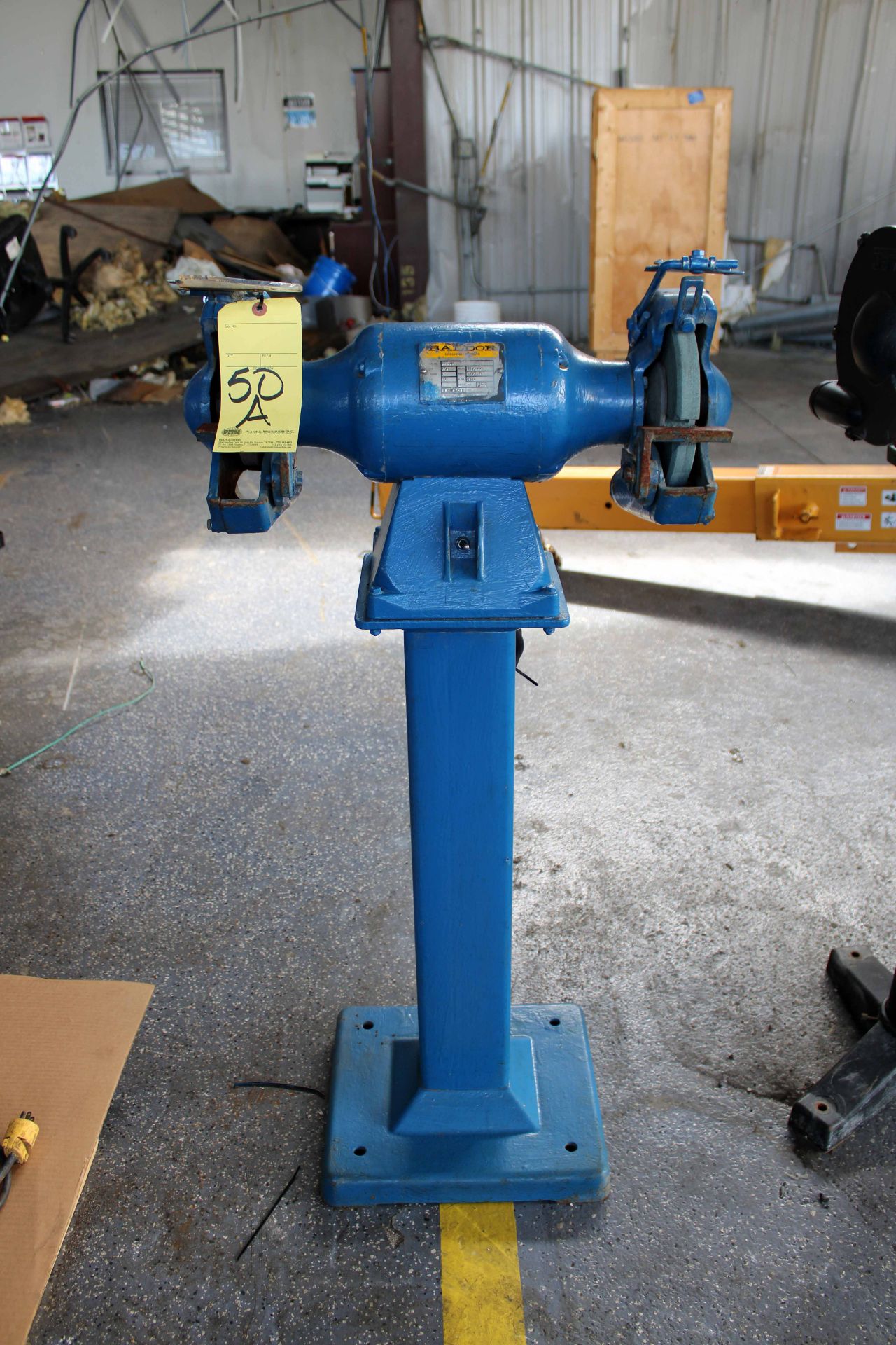 GRINDER, BALDOR 8", 3/4 HP motor, 115/230 v.