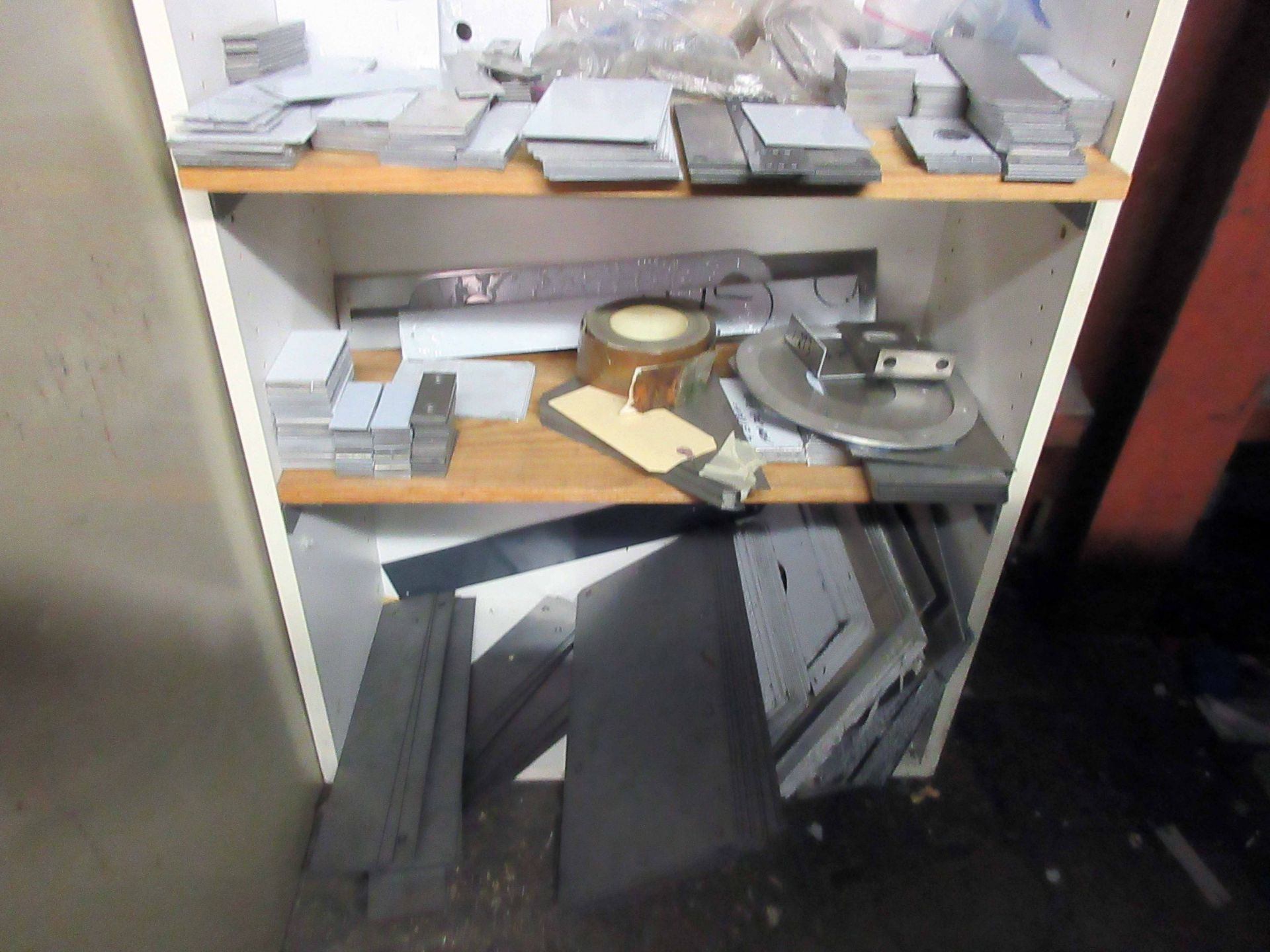 LOT OF UNFINISHED PRODUCT: stainless steel, metal, aluminum mix, w/shelf - Image 4 of 4