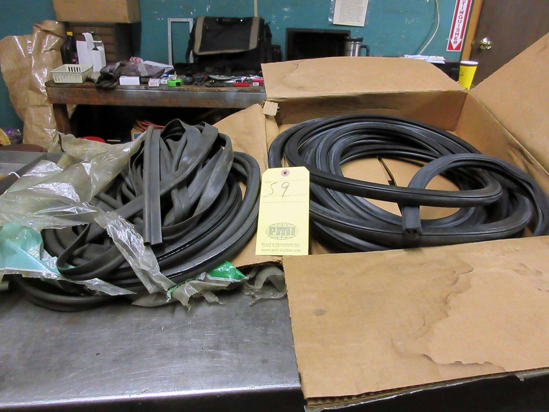 LOT CONSISTING OF: rubber window seals and roll-up door seals