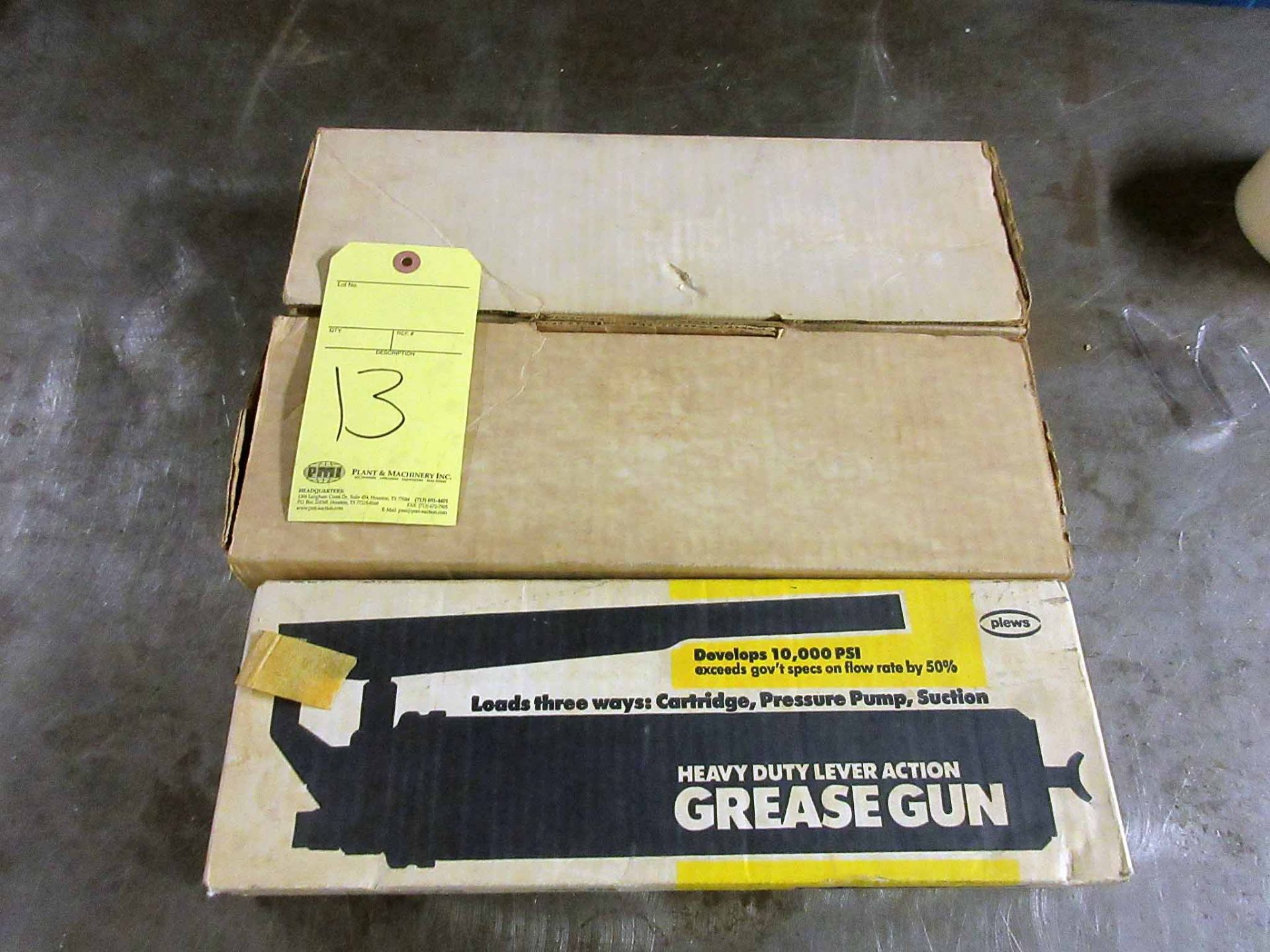 LOT OF GREASE GUNS (3) (new in box)