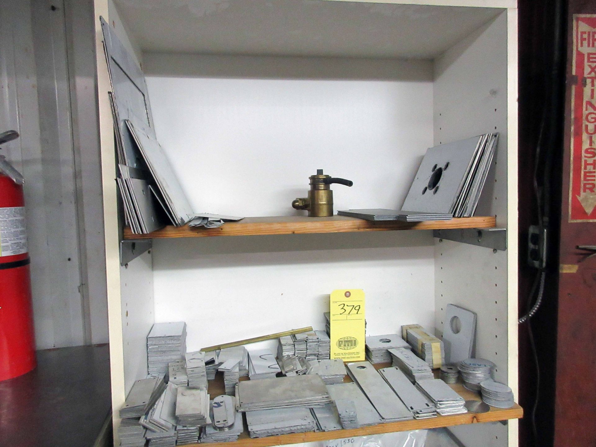 LOT OF UNFINISHED PRODUCT: stainless steel, metal, aluminum mix, w/shelf - Image 2 of 4