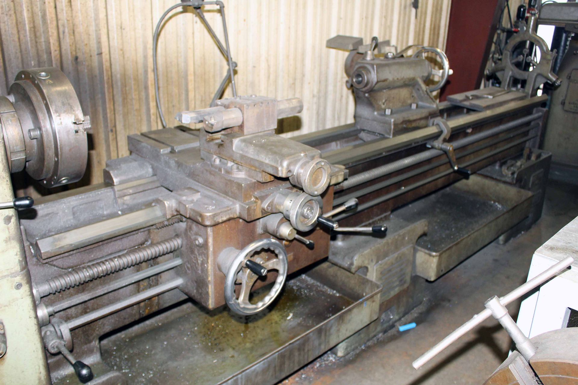 ENGINE LATHE, SUMMIT 20" X 108" MDL. BRL-250, steadyrest, Trav-A-Dial, spds: 20-960 RPM (in two - Image 2 of 4