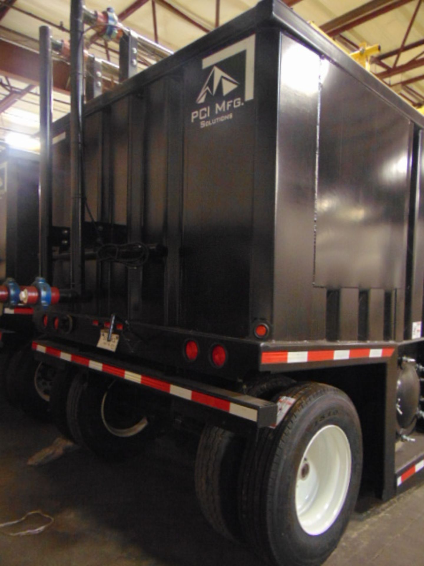 FRAC TANK, GAS BUSTER, skid frame mtd., rear axle, 500 BBL cap. - Image 6 of 6