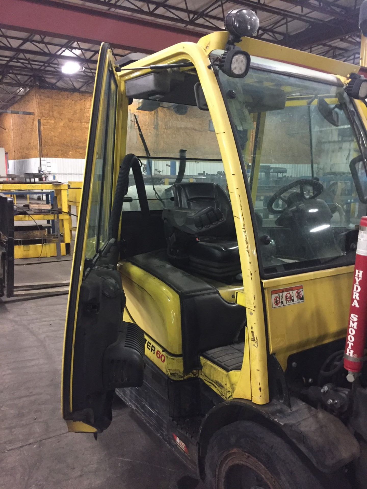 FORKLIFT, HYSTER 6,000 LB. BASE CAP. MDL. H60FT, new 2016, LPG, 122" max. lift ht., 87" view mast, - Image 9 of 13