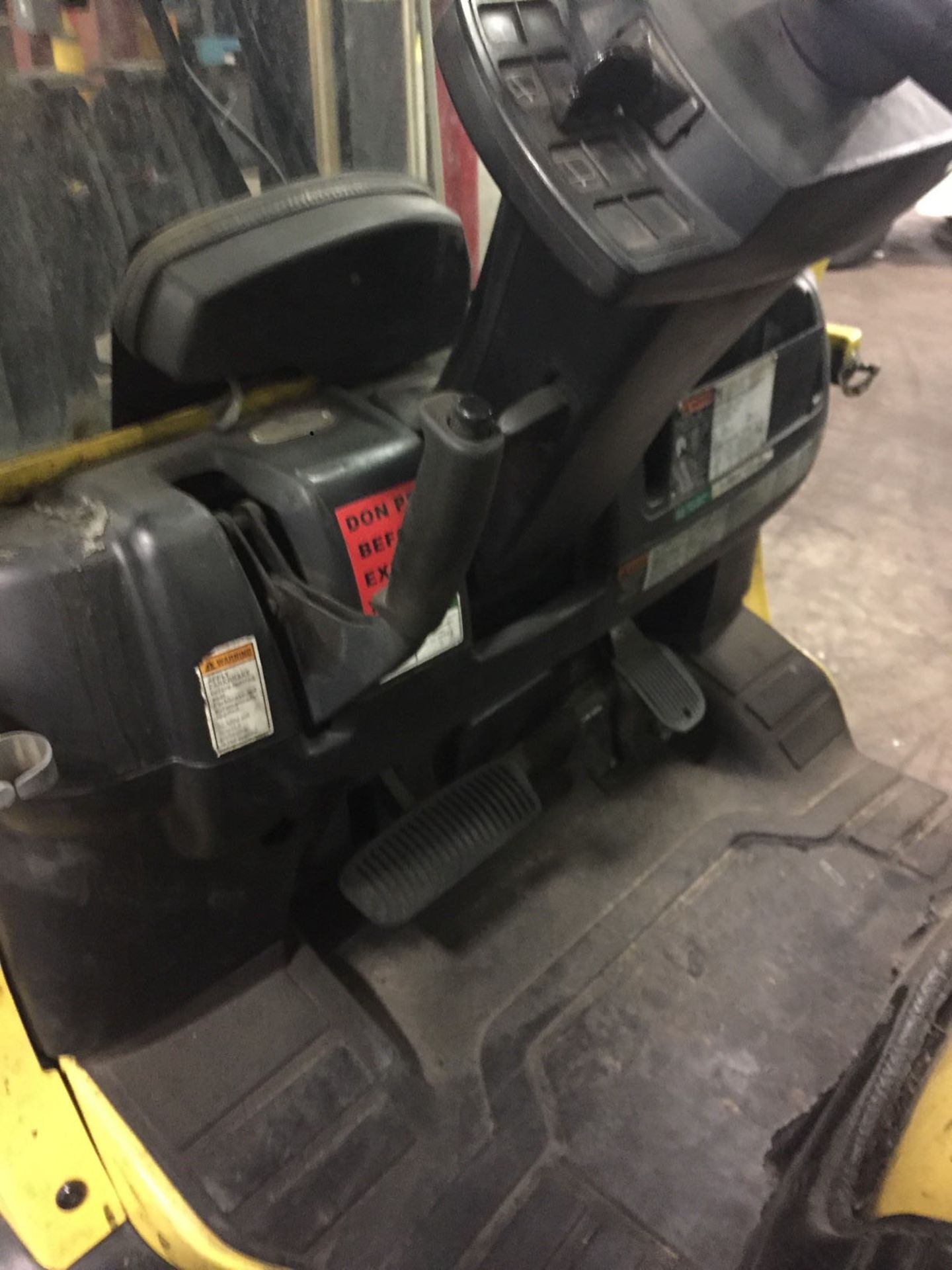 FORKLIFT, HYSTER 6,000 LB. BASE CAP. MDL. H60FT, new 2016, LPG, 122" max. lift ht., 87" view mast, - Image 12 of 13