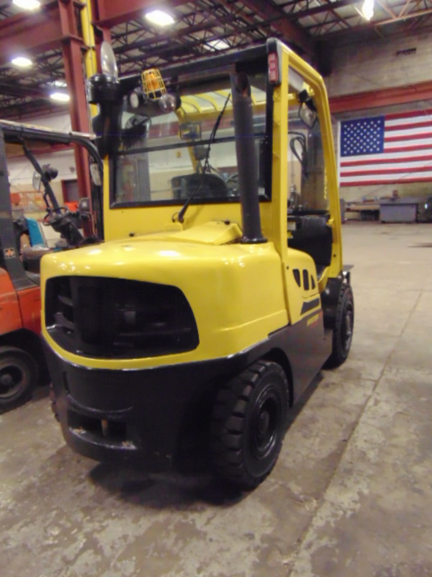 FORKLIFT, HYSTER 8,000 LB. BASE CAP. MDL. H80FT, new 2015, diesel pwrd., 6,400 lbs. @ 24” L.C. as - Image 5 of 11