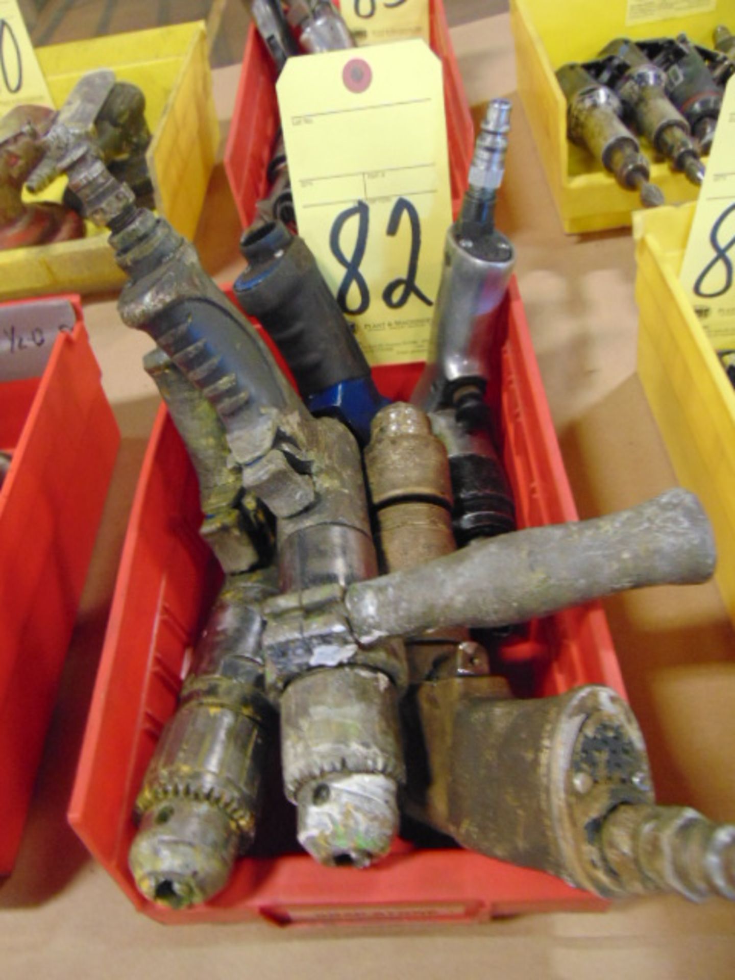 LOT OF PNEUMATIC DRILLS (5), assorted