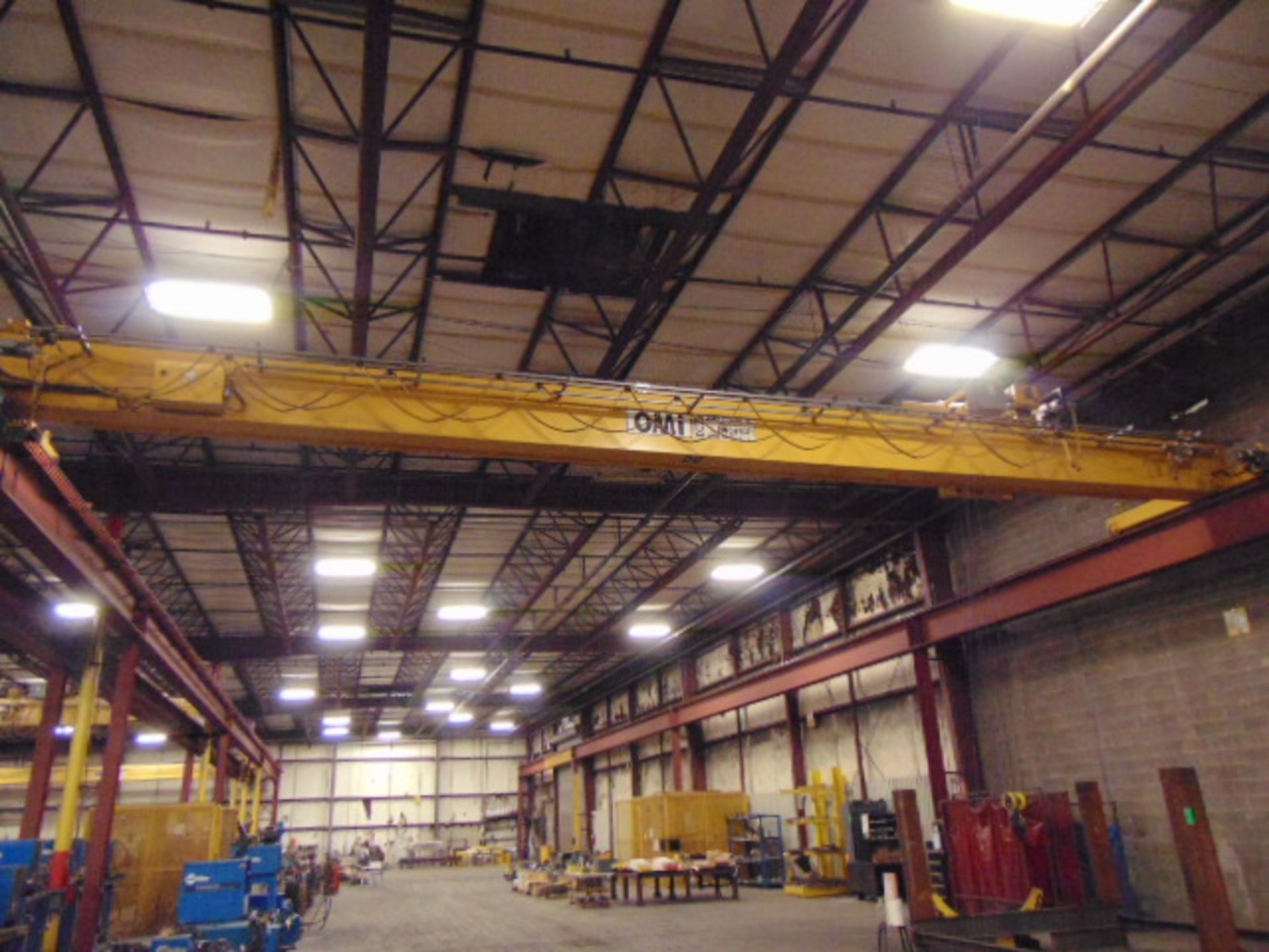 FREE STANDING CRANE SYSTEM, OMI 5 T. CAP., new 2012, approx. 44’ span, 350’L., 16’-8” ht. under - Image 7 of 13