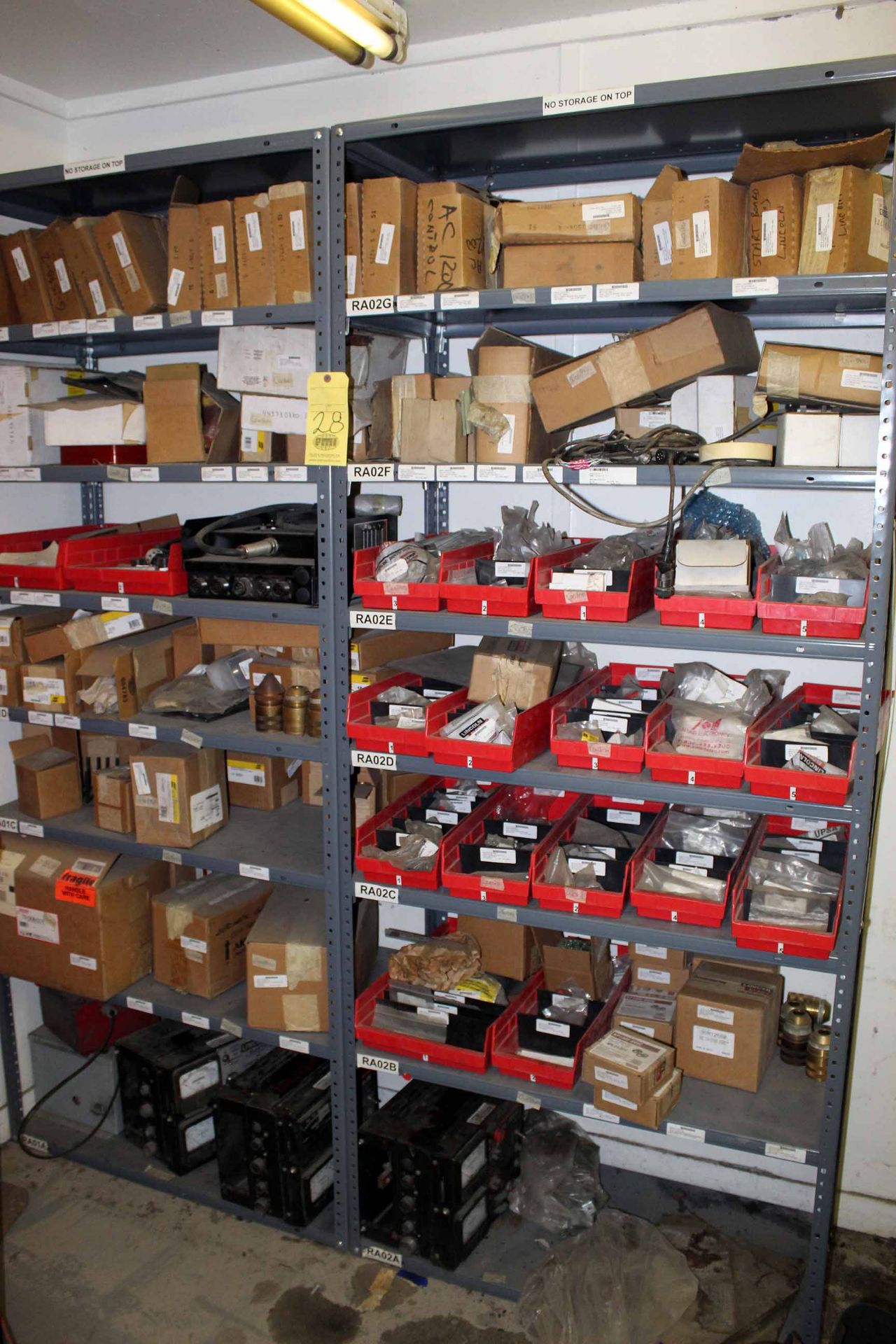 LOT OF WELDING PARTS, new misc. (on three shelves, lg. qty.) (Ft. Worth, TX)