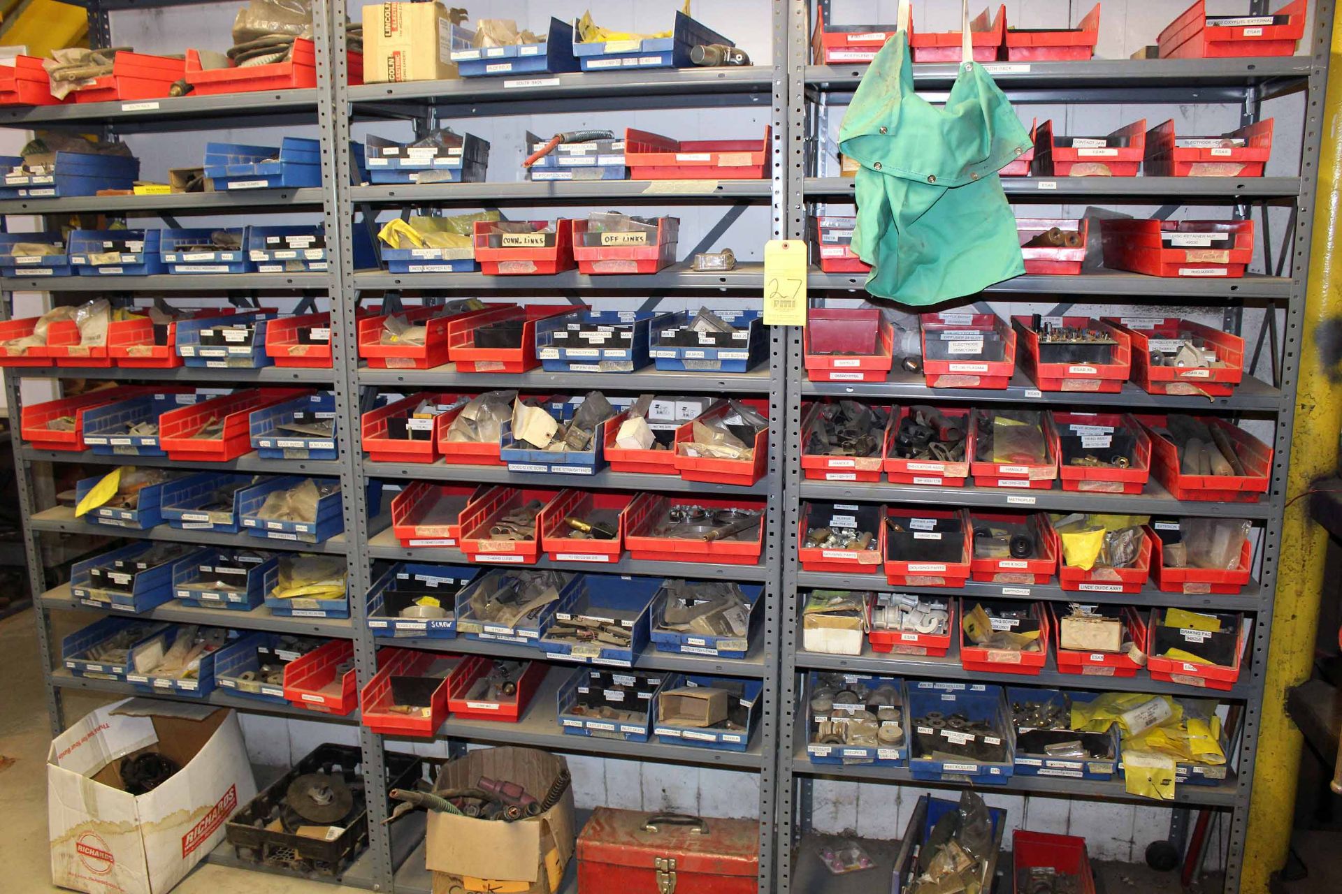 LOT OF WELDING PARTS, new misc. (on three shelves, lg. qty.) (Ft. Worth, TX)