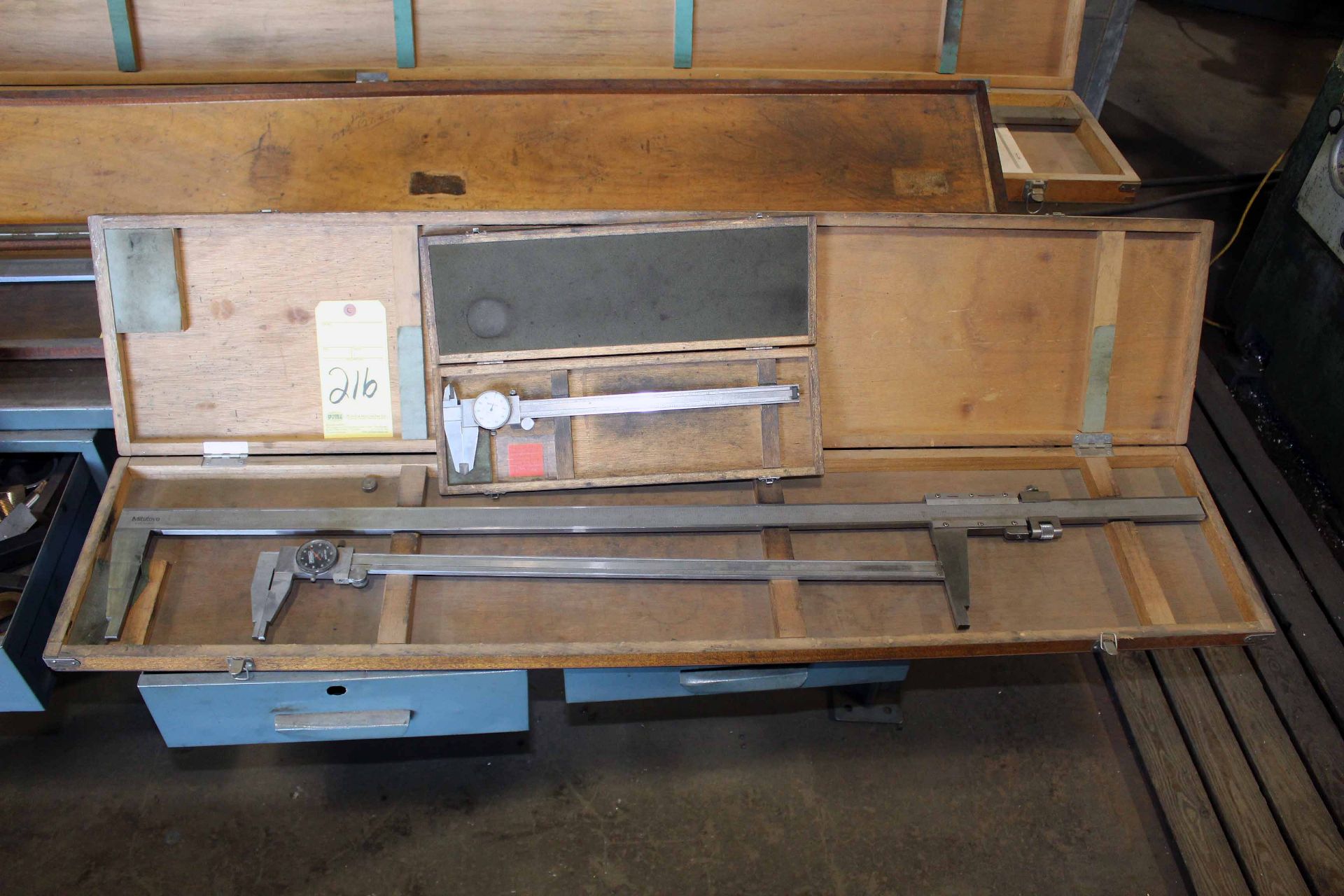 LOT OF VERNIER CALIPERS: Mitutoyo 42", Fowler 24" & Mitutoyo 12" (Dallas, TX)