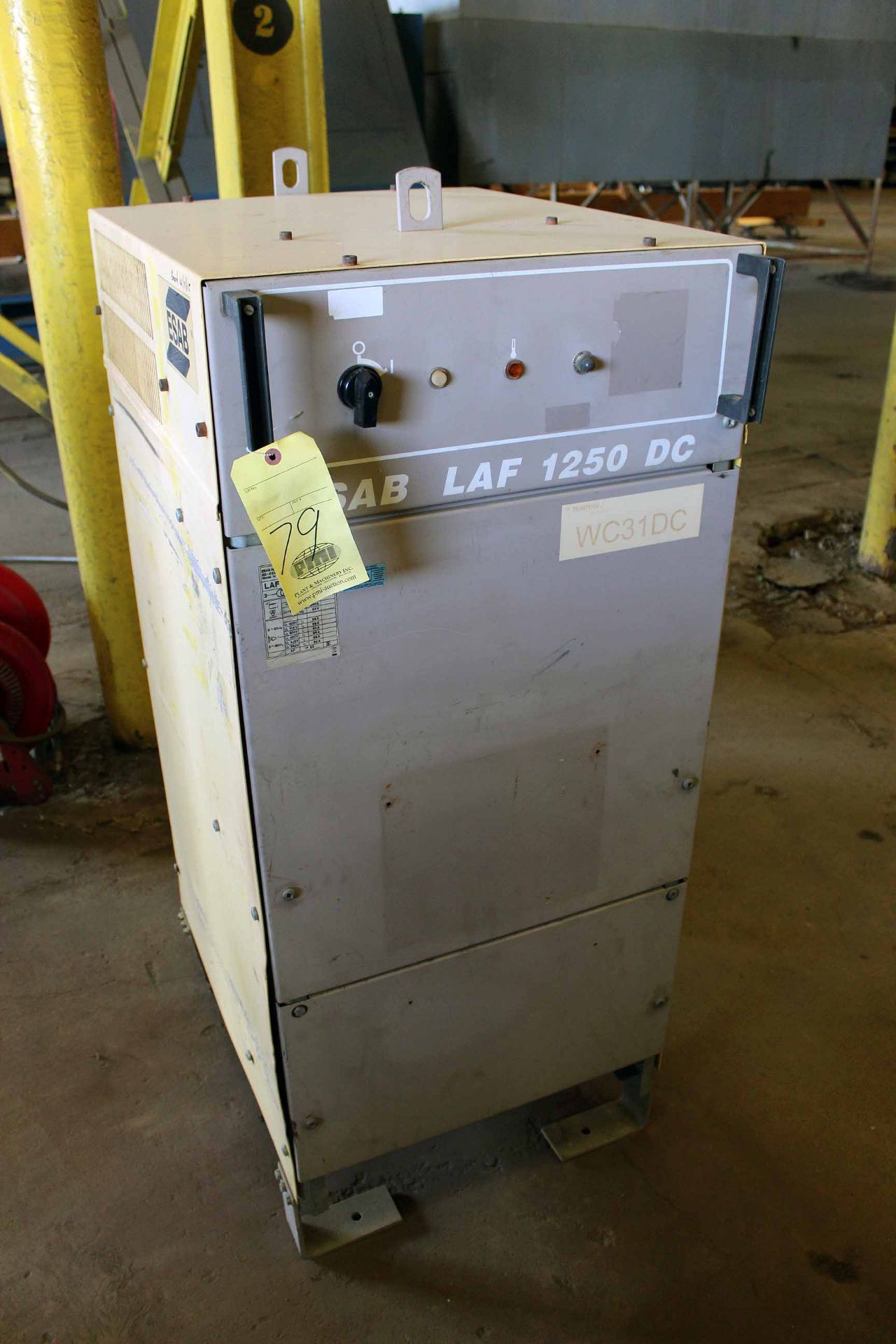 WELDING MACHINE, ESAB MDL. LAF1250, 1,250 amps @ 44 v. DC, S/N 644-714-4967 (Ft. Worth, TX)