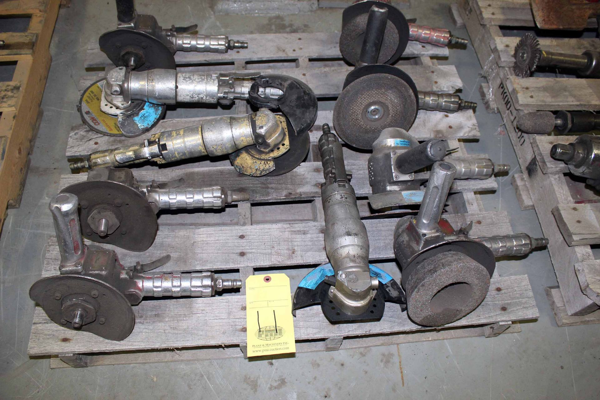 LOT OF PNEUMATIC ANGLE GRINDERS (Ft. Worth, TX)