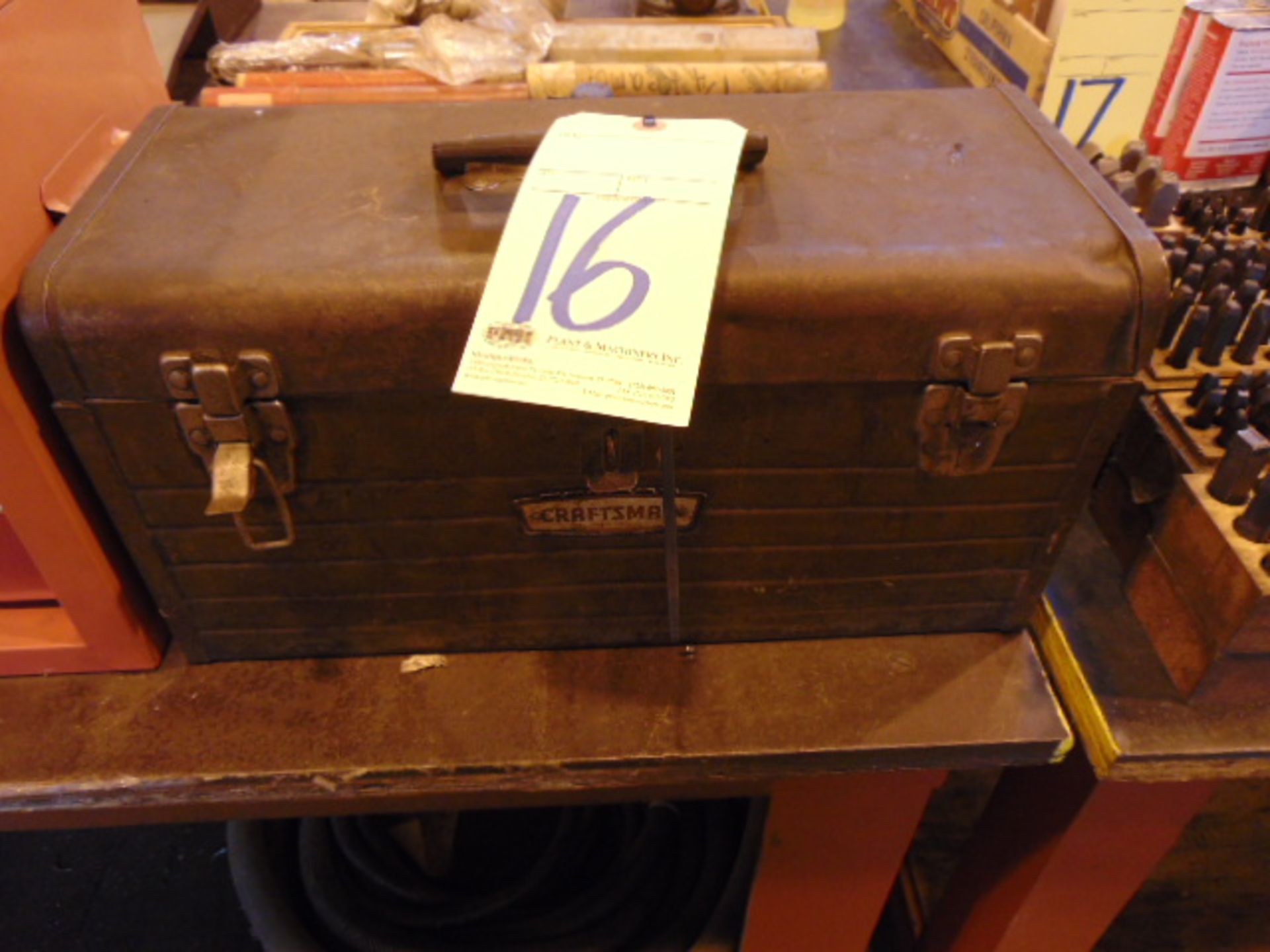 TOOLBOX, w/assorted tools