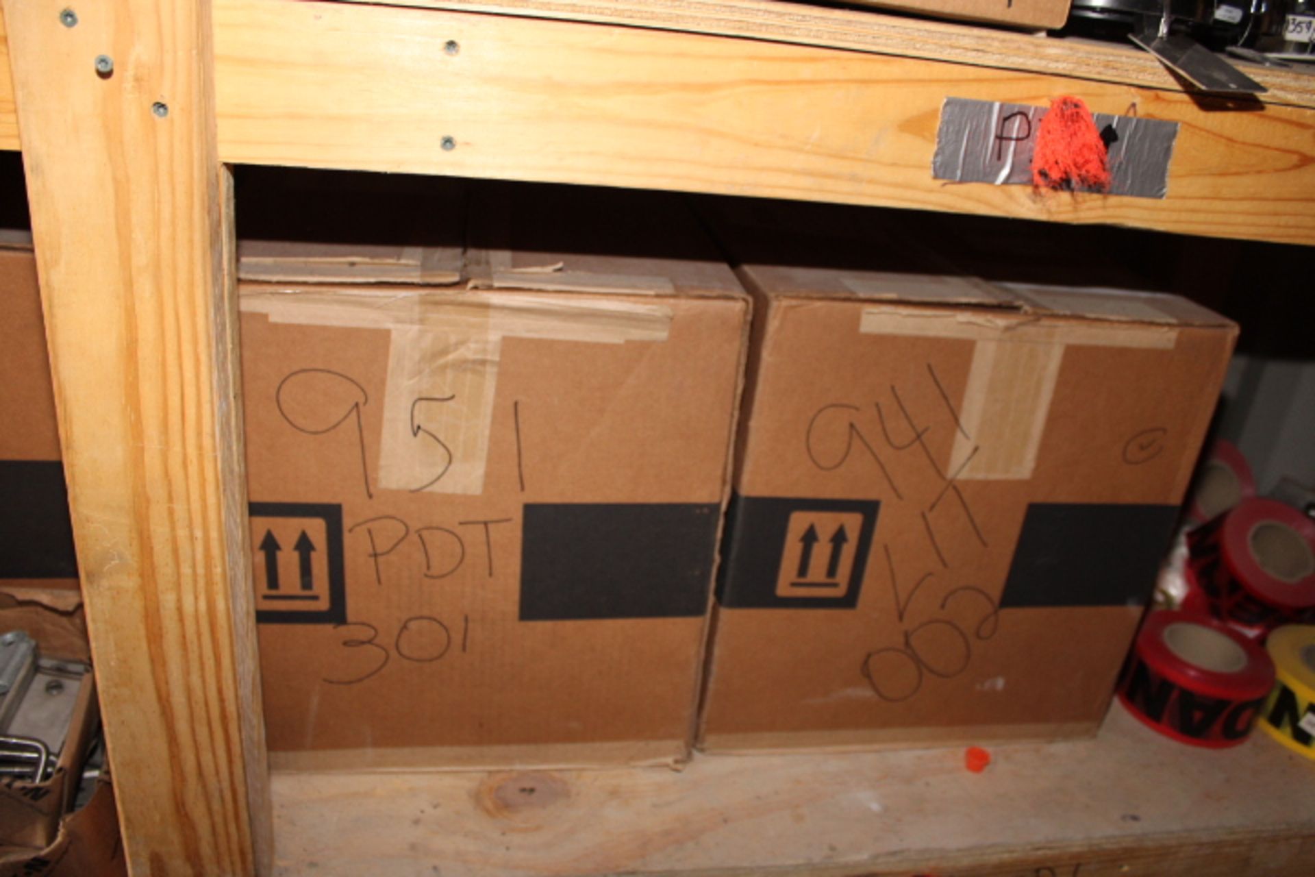 LOT CONTENTS OF CONTAINER 2: galvanized fittings, gauges, electrical fittings, air pressure - Image 49 of 55