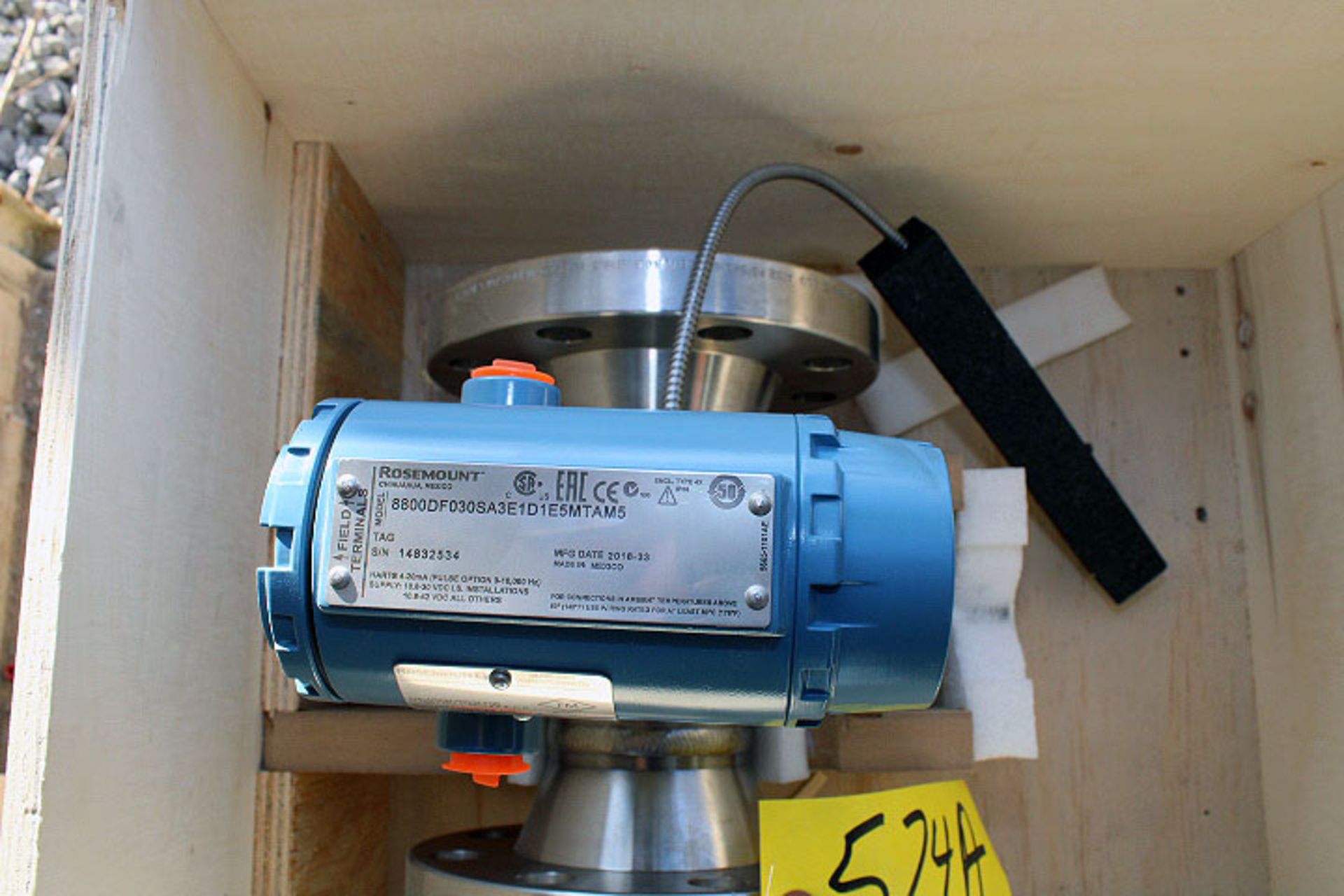 VORTEX FLOW METER, ROSEMOUNT MDL. 8800FF0305A3E1D1E5MTAM5 (Westlake) - Image 2 of 3