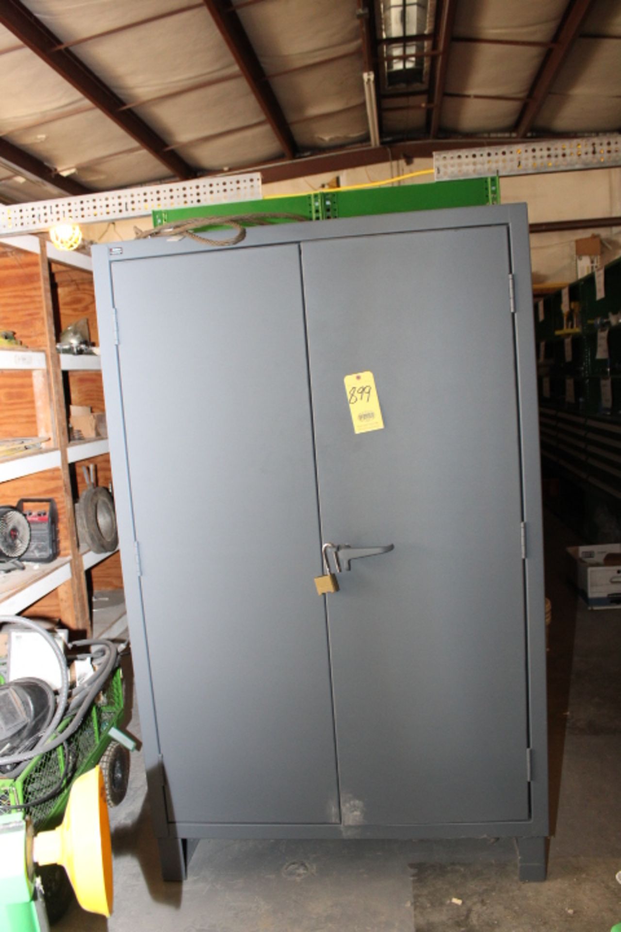 STORAGE CABINET, GLOBAL, H.D., 48"W. x 78" ht. x 24" dp, (4) shelves (delayed removal) (contents not