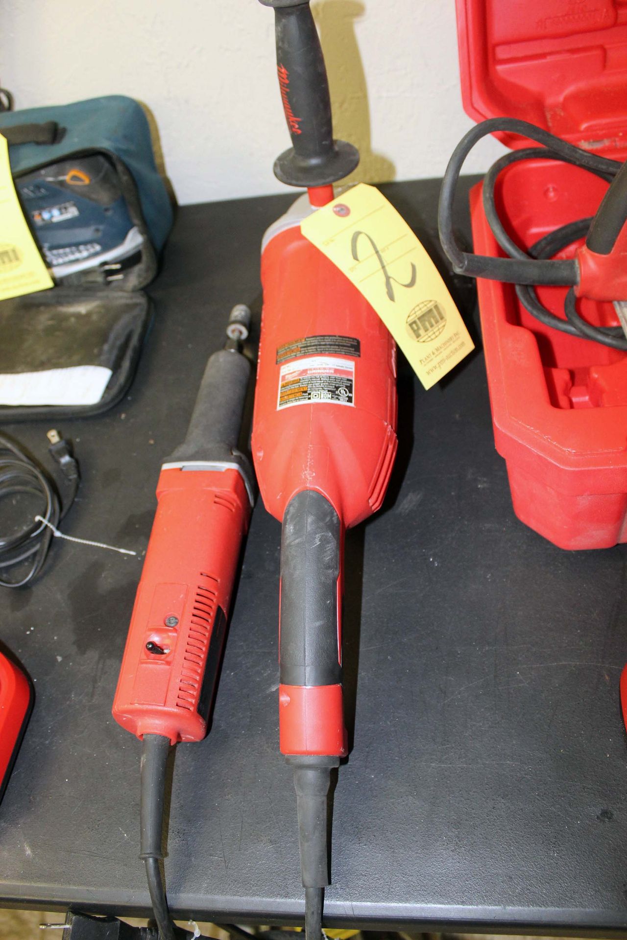 LOT CONSISTING OF: Milwaukee electric hand tools, (2) Grinders (Pasadena)