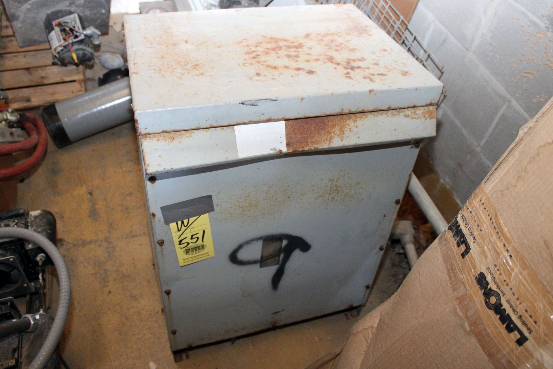 LOT OF TRANSFORMERS: (1) 3-phase dry type 480 v. to 208/120 v. & (1) in need of repair (Westlake) - Image 6 of 6