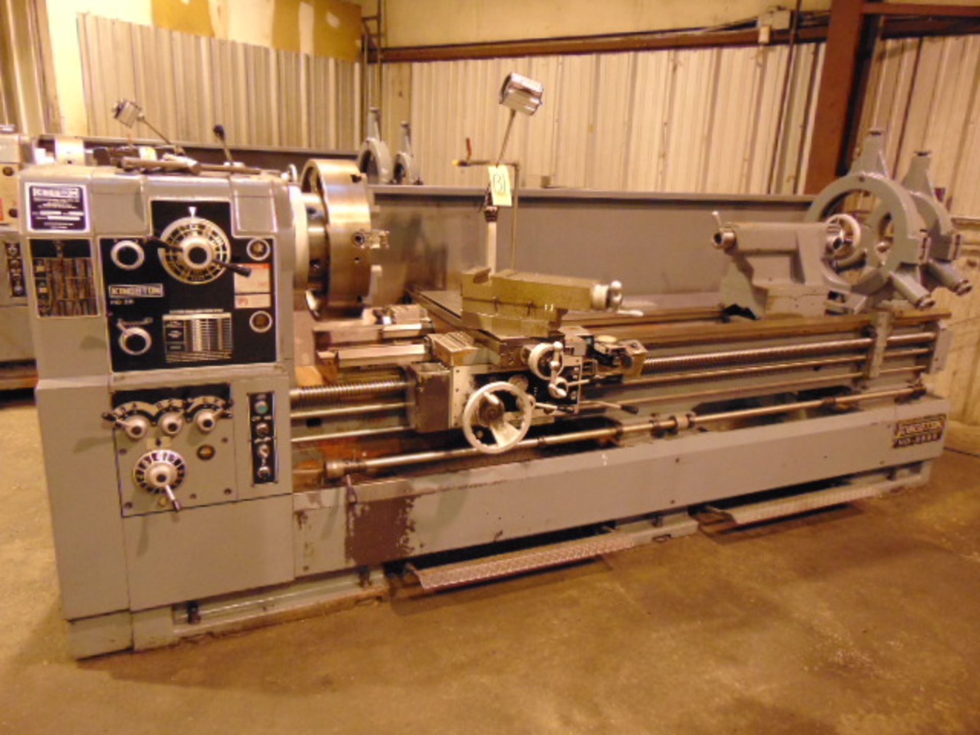 GAP BED ENGINE LATHE, KINGSTON 26” X 90” MDL. HD2690, new 2014, 35.1" sw. in gap, 17.5" sw. over