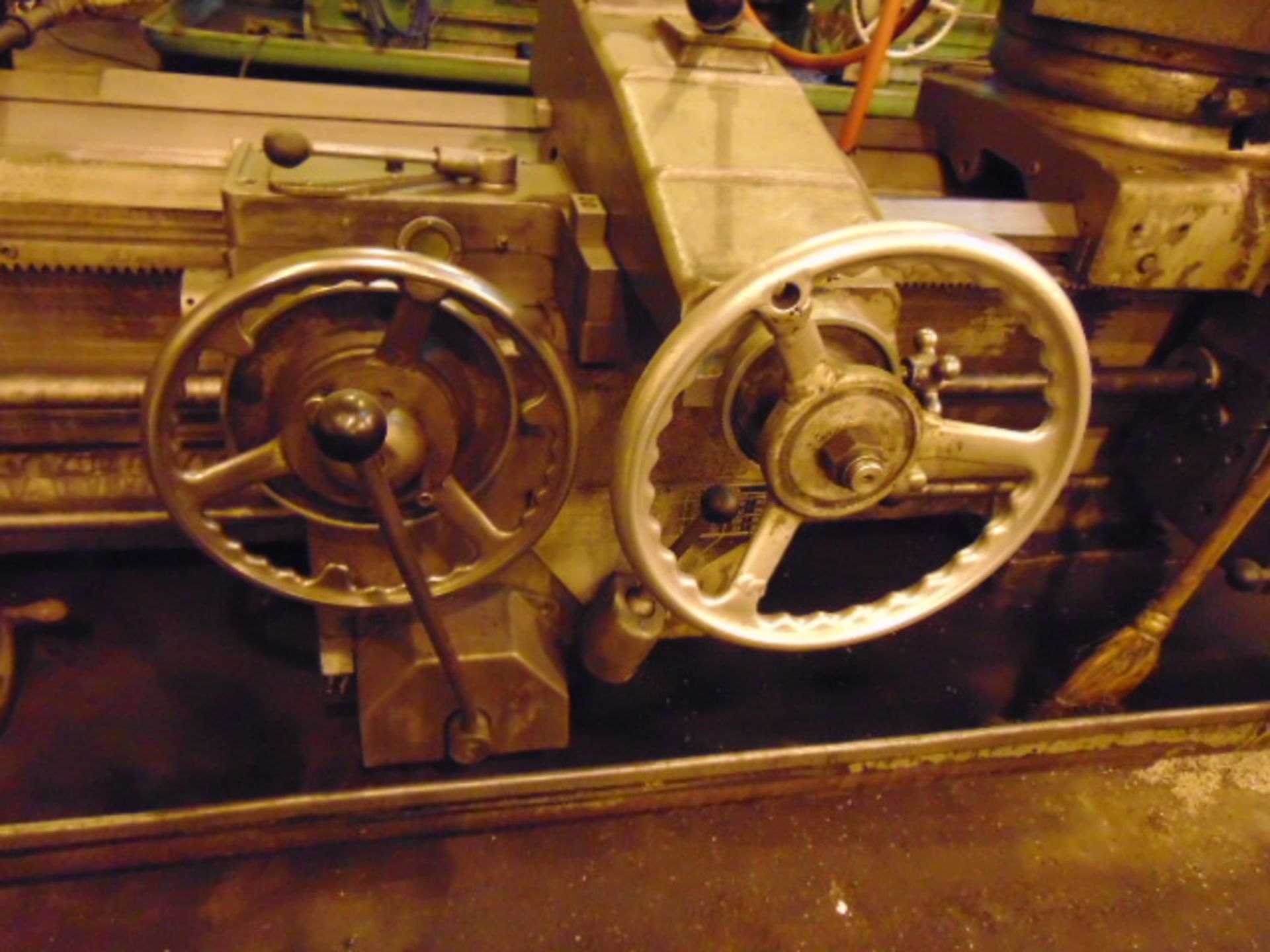 TURRET LATHE, WARNER & SWASEY MDL. 4A, M-3550, 9-1/2" spdl. bore, 6 pos. turret, fixed turret, 24" - Image 7 of 13