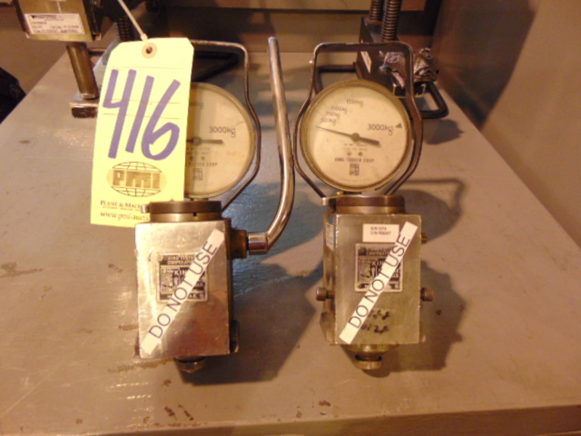 LOT OF PORTABLE BRINELL HARDNESS TESTERS (2) (out of service)