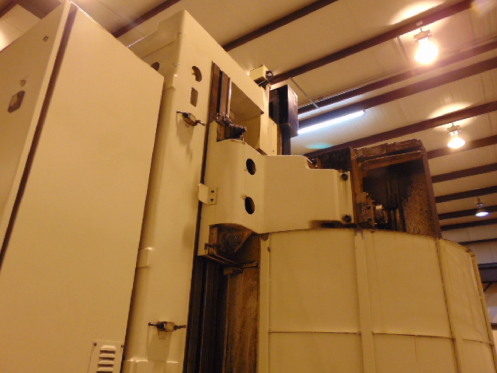 CNC VERTICAL BORING MILL, TOSHIBA MDL. TUE15, new 2001, Fanuc Series 18T CNC control, 59” plain - Image 9 of 16